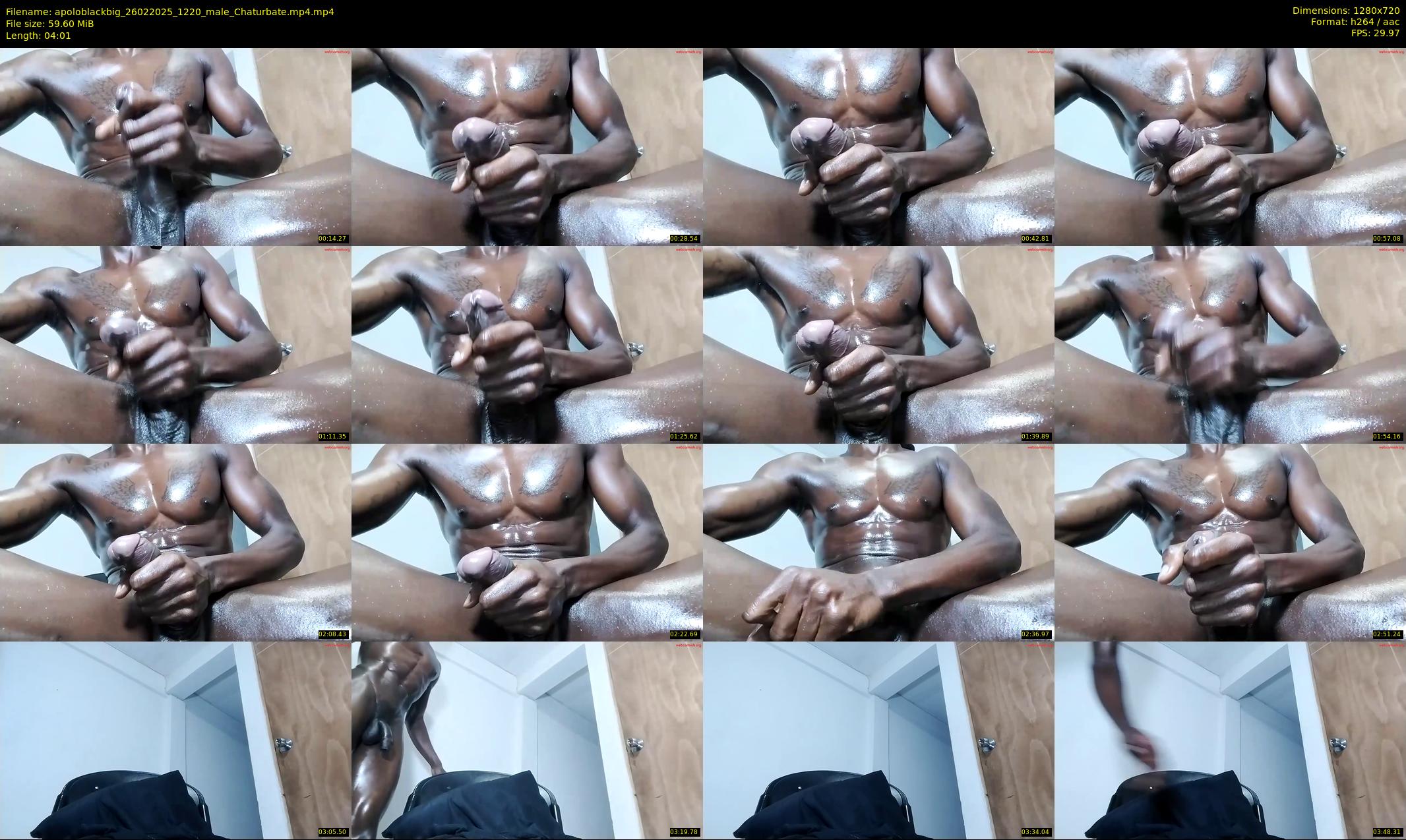 apoloblackbig — 5 minute Chaturbate male cam show recording, 720p, Feb 26, 2025