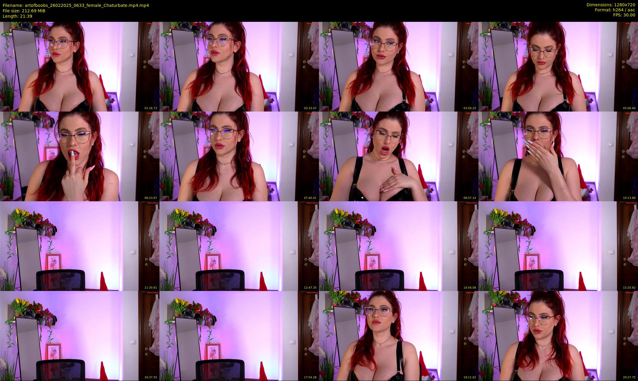 artofboobs — 22 minute Chaturbate female cam show recording, 720p, Feb 26, 2025
