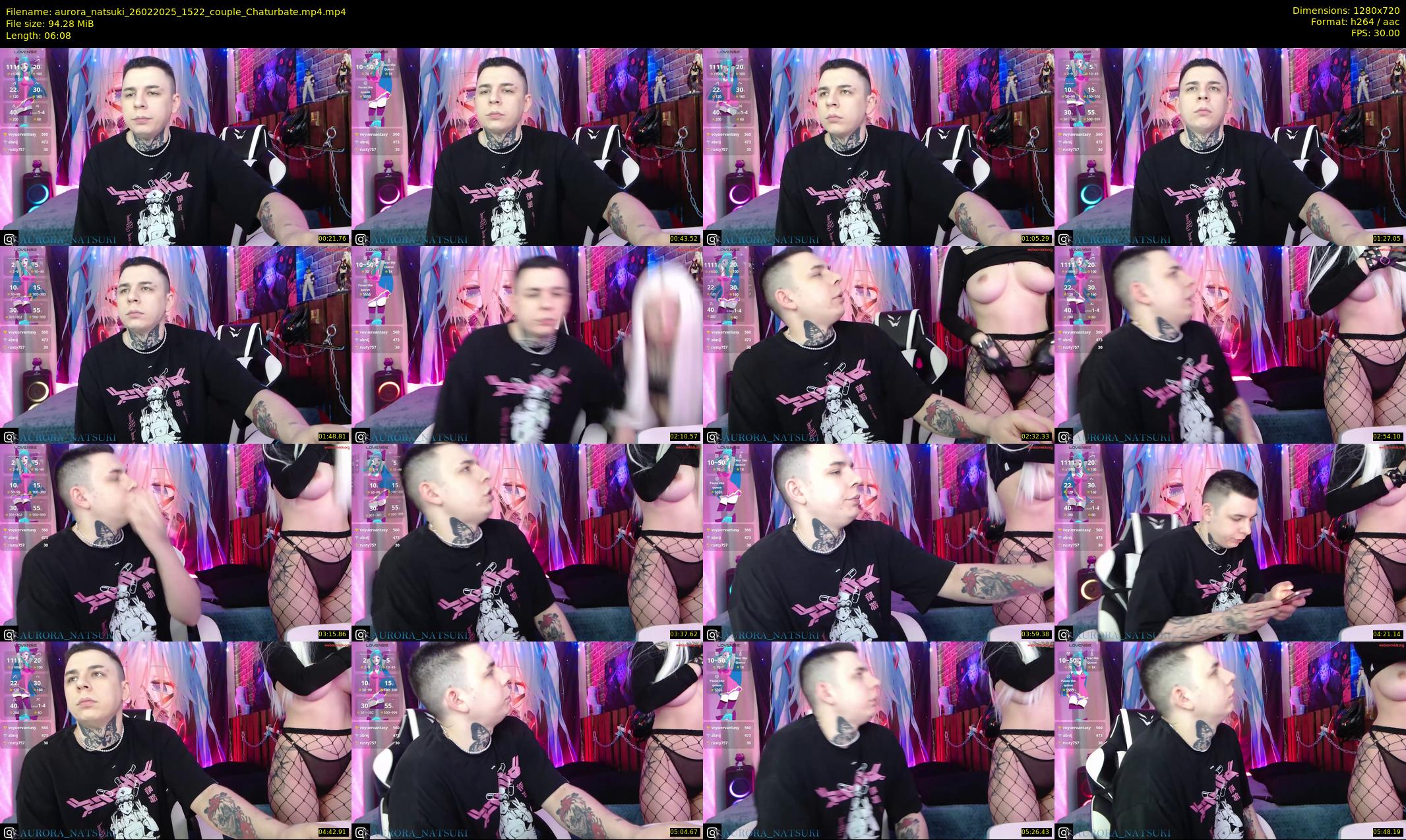 aurora_natsuki — 7 minute Chaturbate couple cam show recording, 720p, Feb 26, 2025