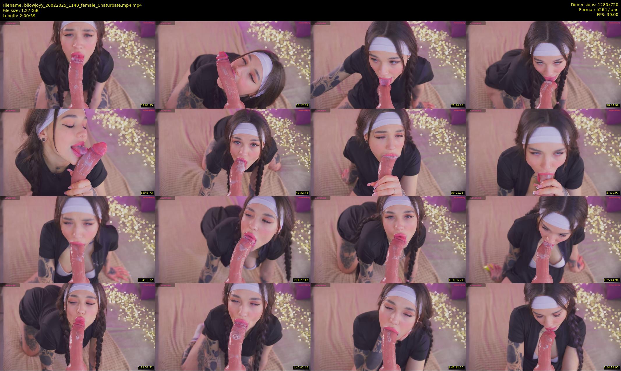 bllowjoyy — 121 minute Chaturbate female cam show recording, 720p, Feb 26, 2025