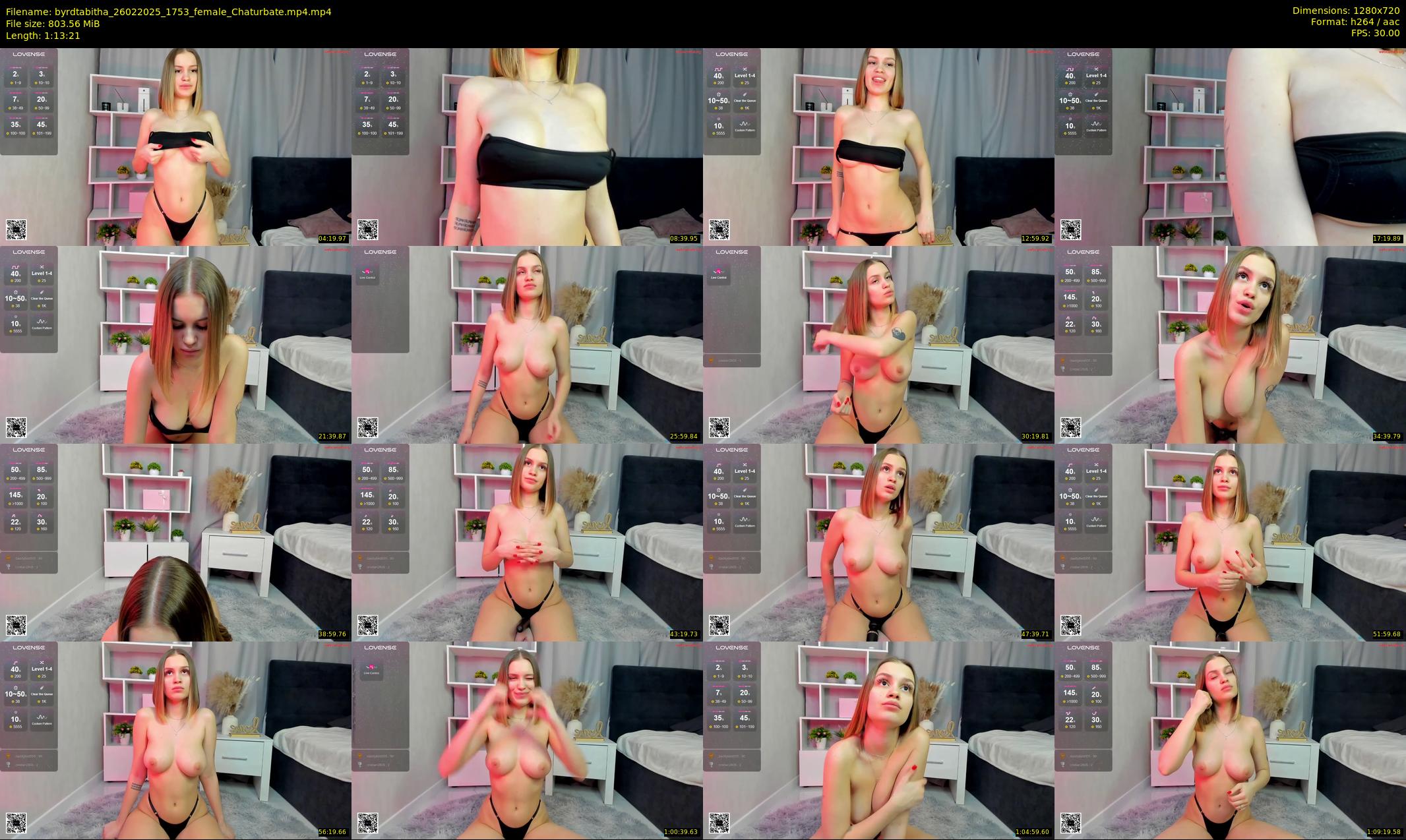 byrdtabitha — 74 minute Chaturbate female cam show recording, 720p, Feb 26, 2025