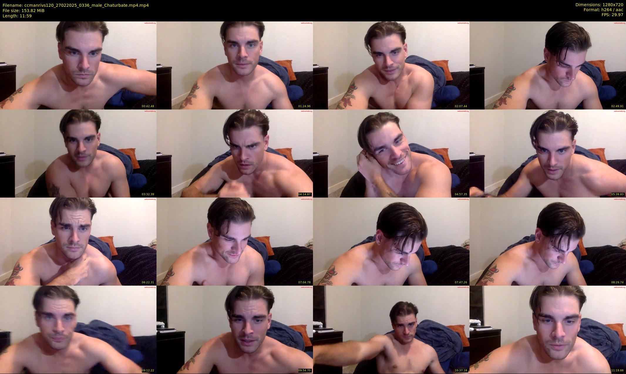 ccmanrivs120 — 12 minute Chaturbate male cam show recording, 720p, Feb 27, 2025