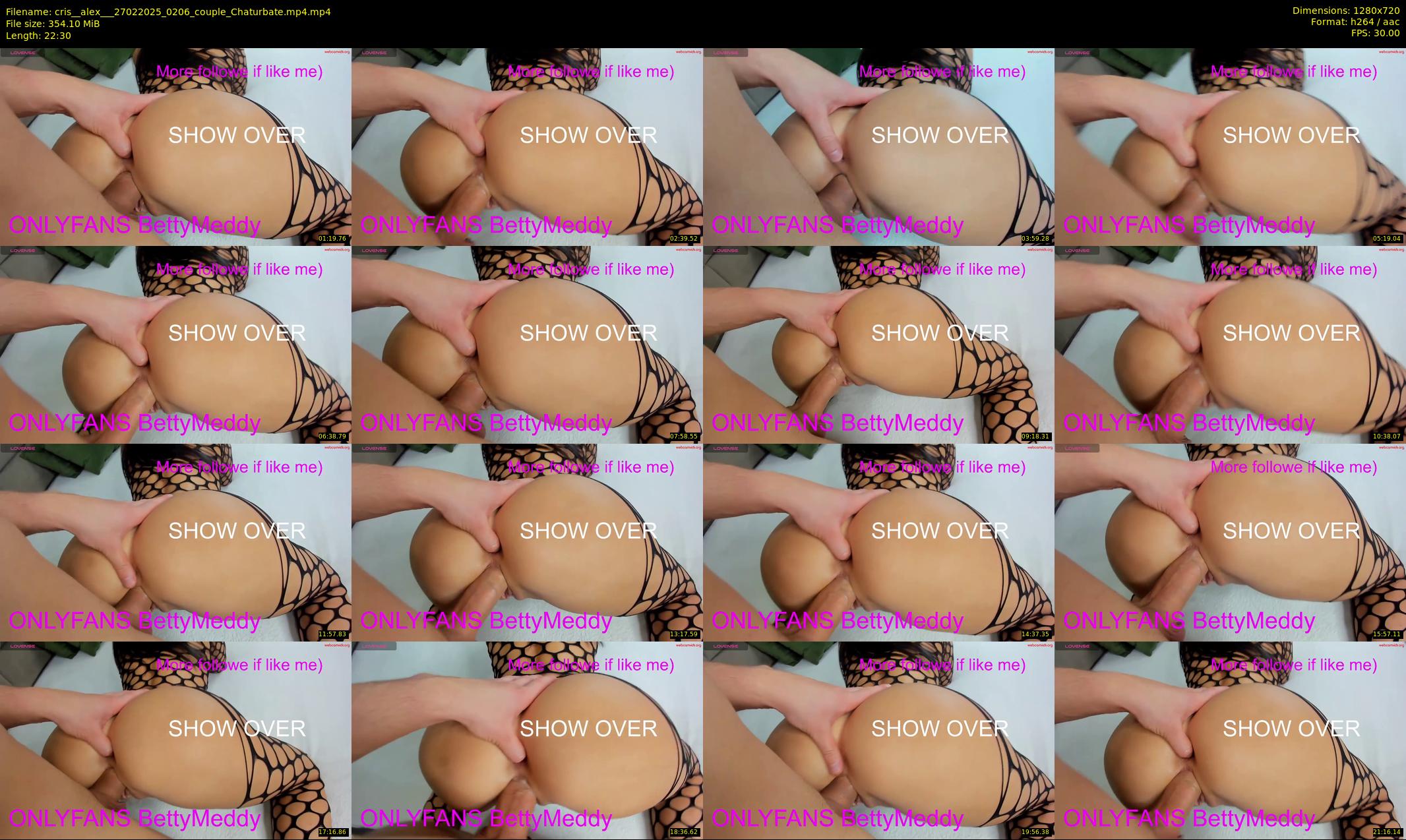 cris__alex__ — 23 minute Chaturbate couple cam show recording, 720p, Feb 27, 2025