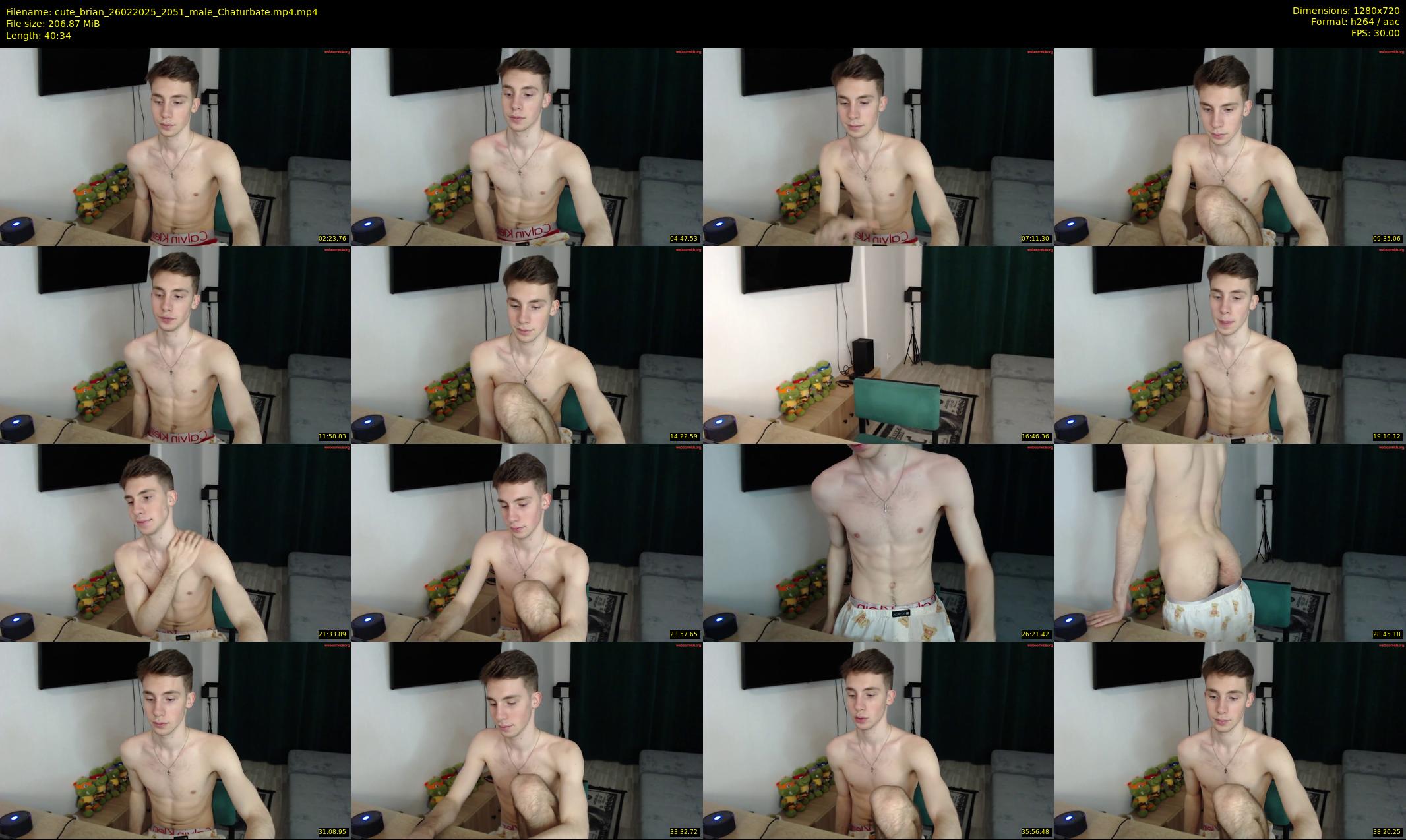 cute_brian — 41 minute Chaturbate male cam show recording, 720p, Feb 26, 2025