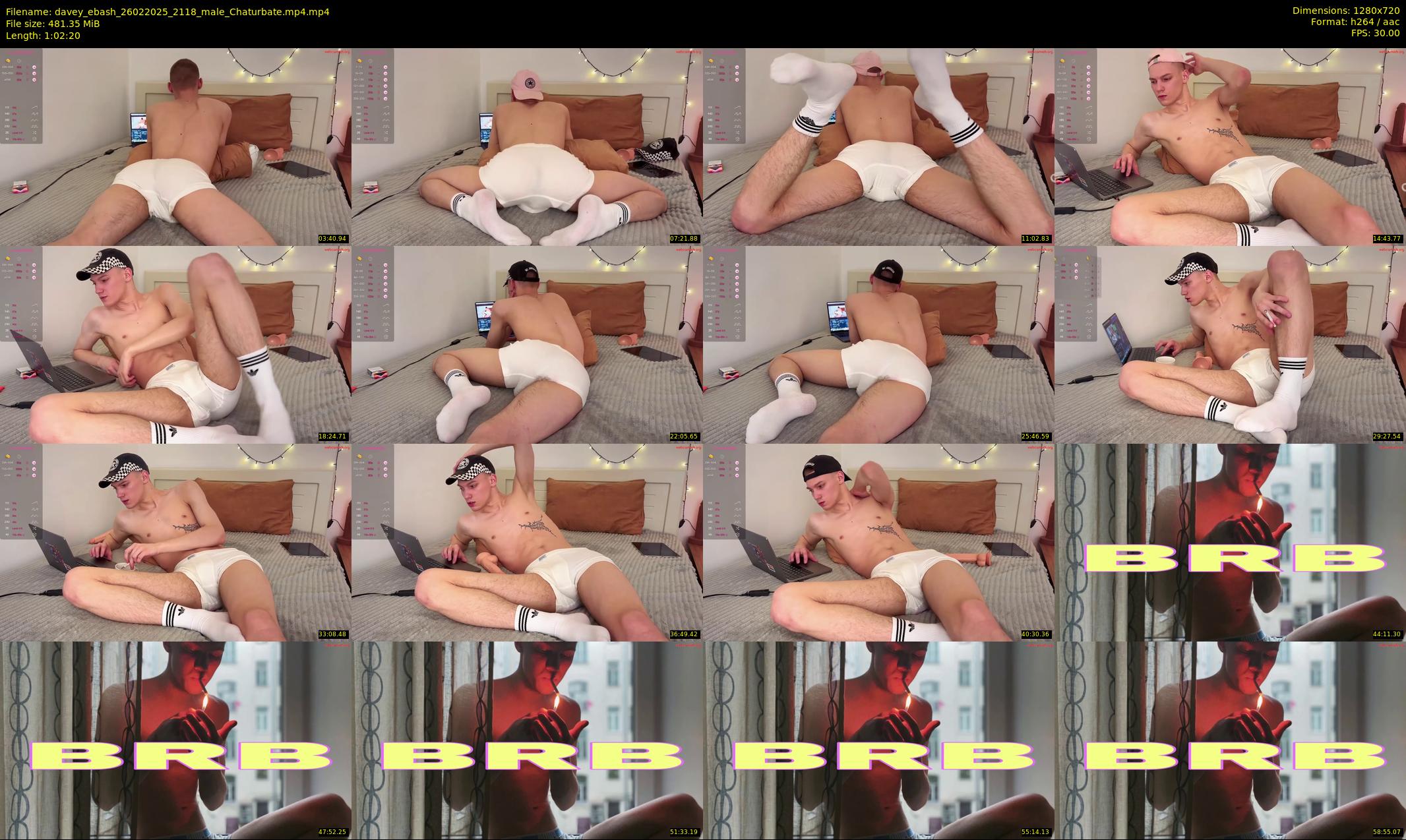davey_ebash — 63 minute Chaturbate male cam show recording, 720p, Feb 26, 2025