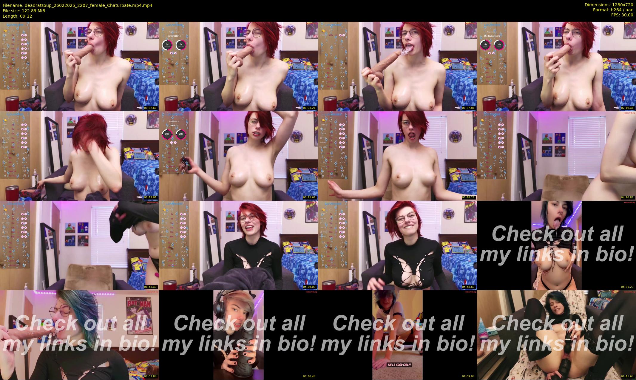 deadratsoup — 10 minute Chaturbate female cam show recording, 720p, Feb 26, 2025