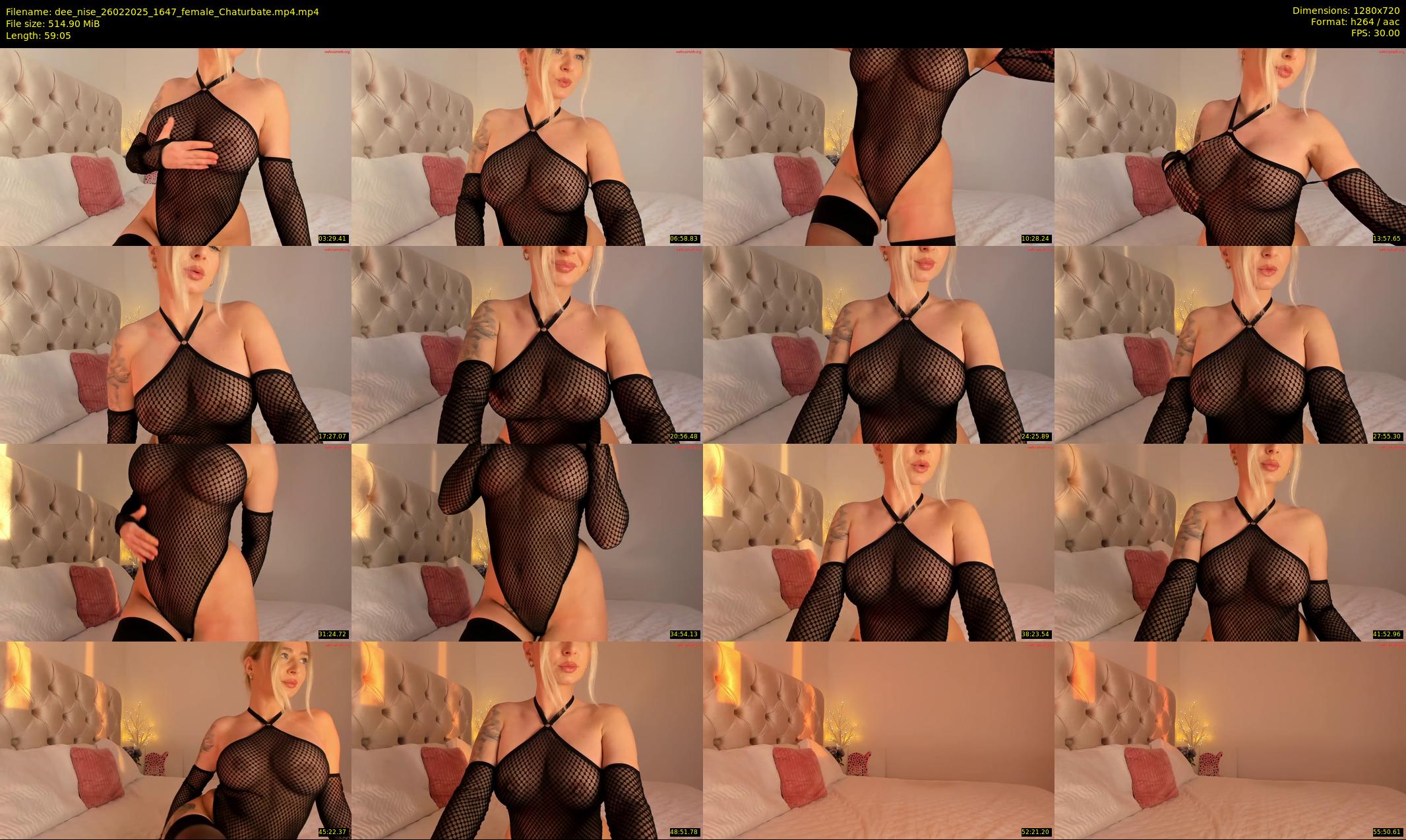 dee_nise — 60 minute Chaturbate female cam show recording, 720p, Feb 26, 2025