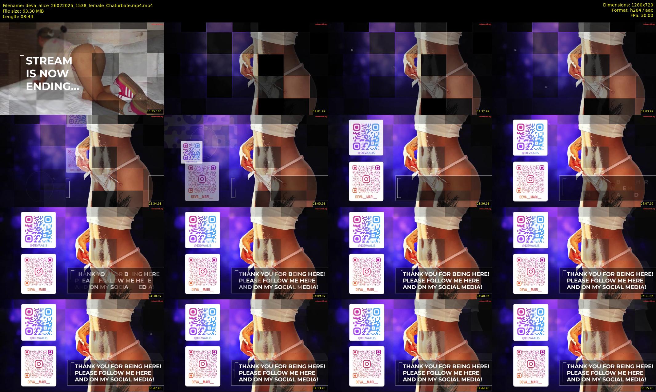 deva_alice — 9 minute Chaturbate female cam show recording, 720p, Feb 26, 2025