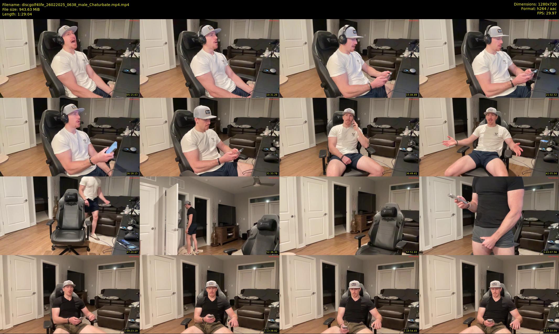discgolf4life — 90 minute Chaturbate male cam show recording, 720p, Feb 26, 2025