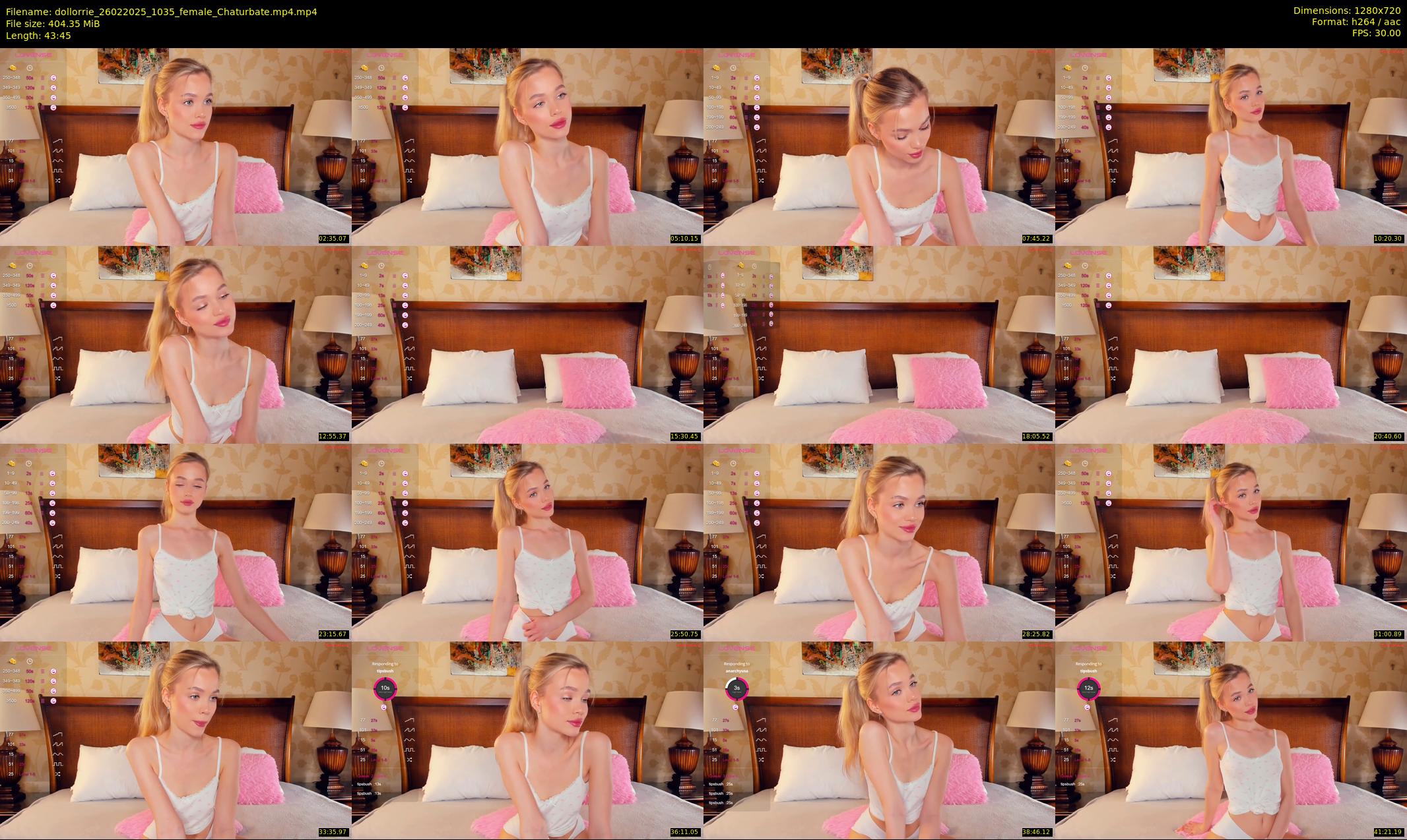 dollorrie — 44 minute Chaturbate couple cam show recording, 720p, Feb 26, 2025