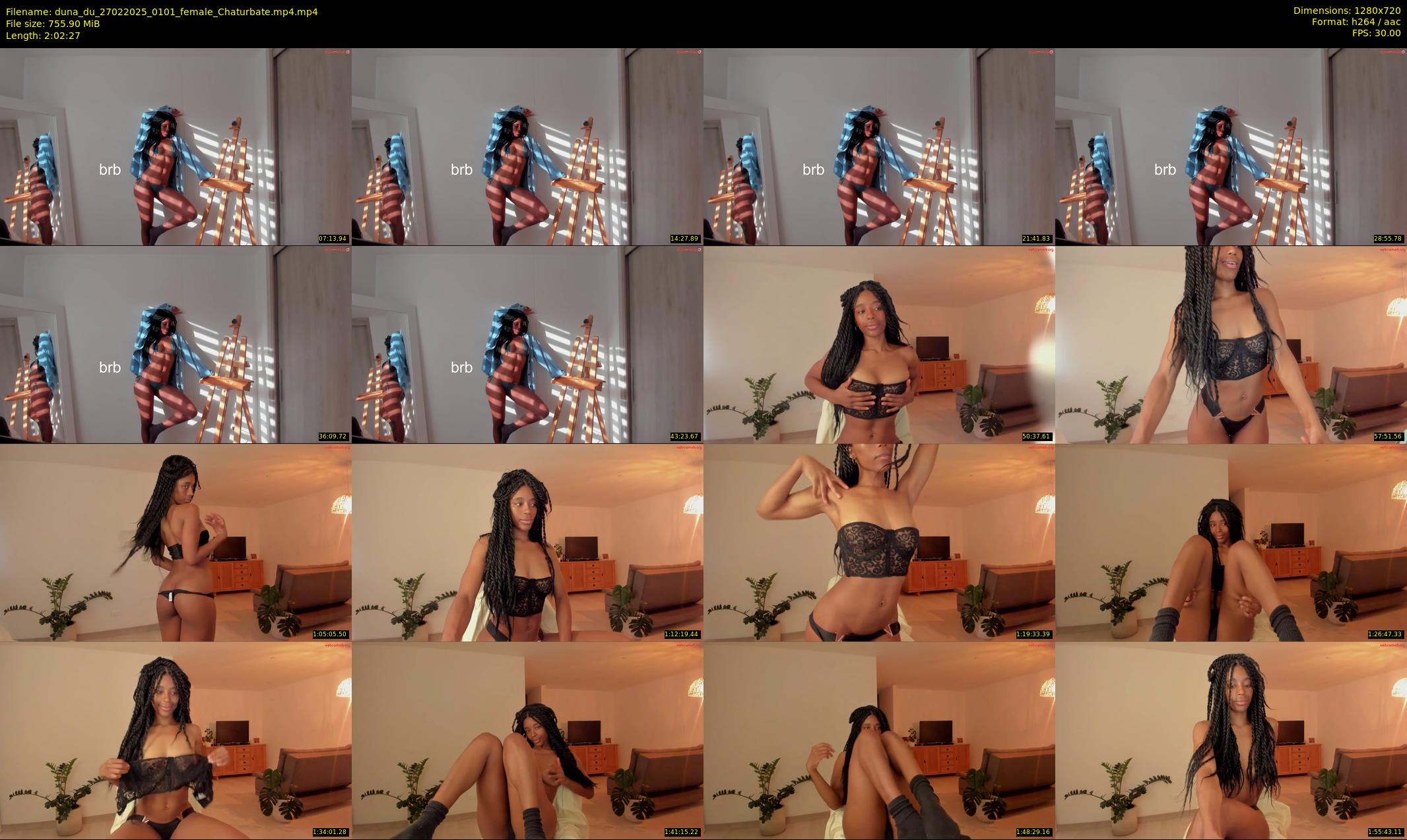 duna_du — 123 minute Chaturbate female cam show recording, 720p, Feb 27, 2025