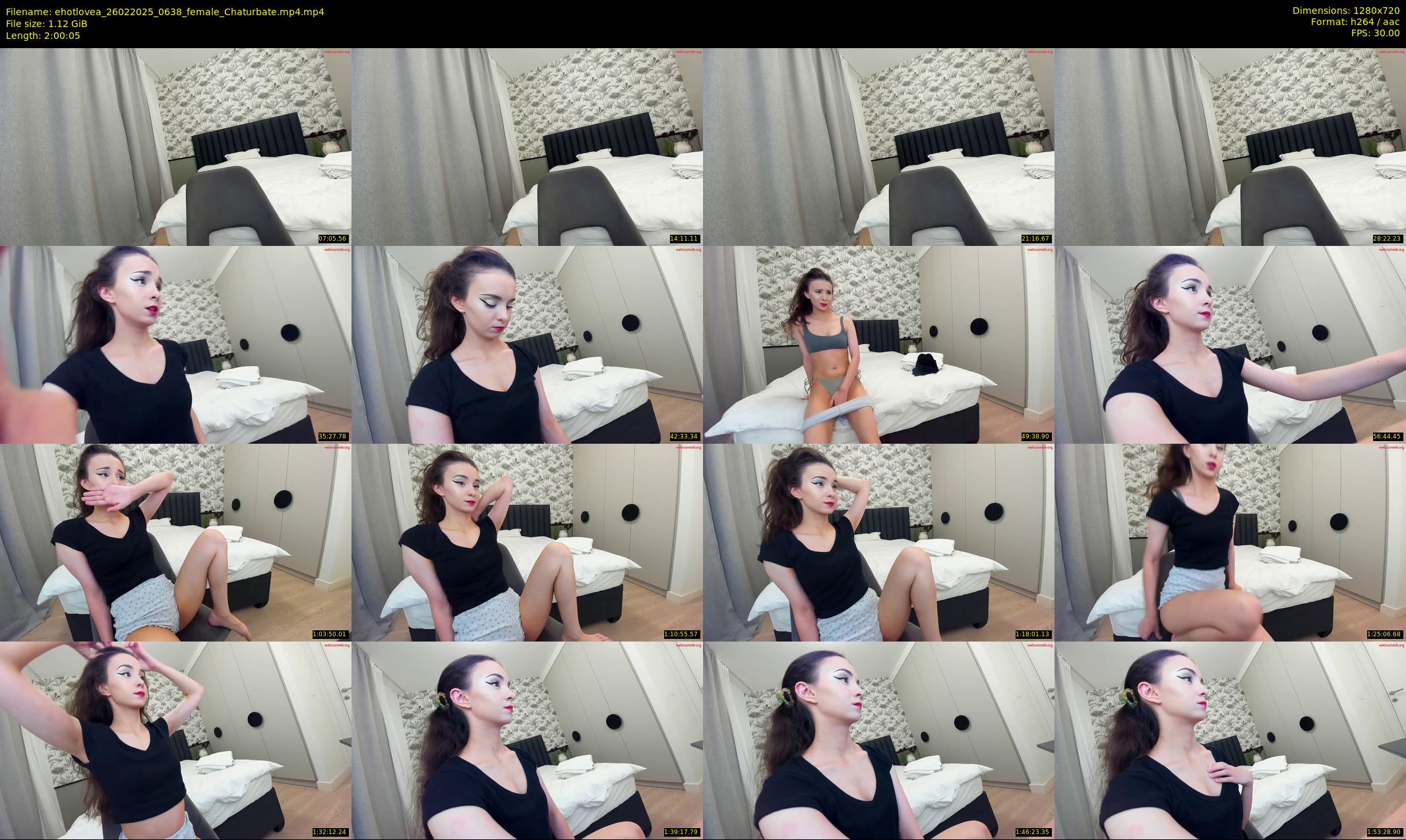 ehotlovea — 121 minute Chaturbate female cam show recording, 720p, Feb 26, 2025