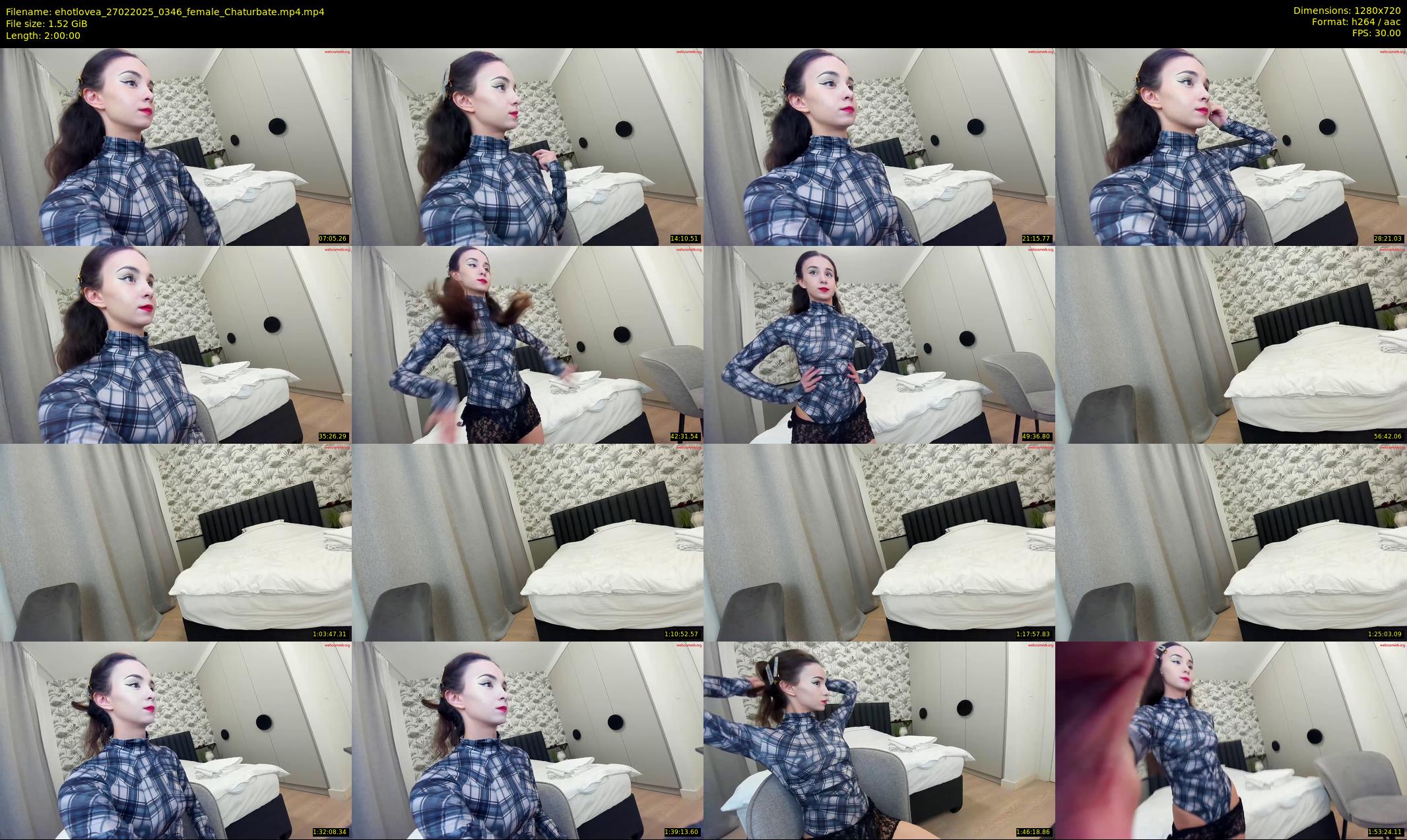 ehotlovea — 120 minute Chaturbate female cam show recording, 720p, Feb 27, 2025