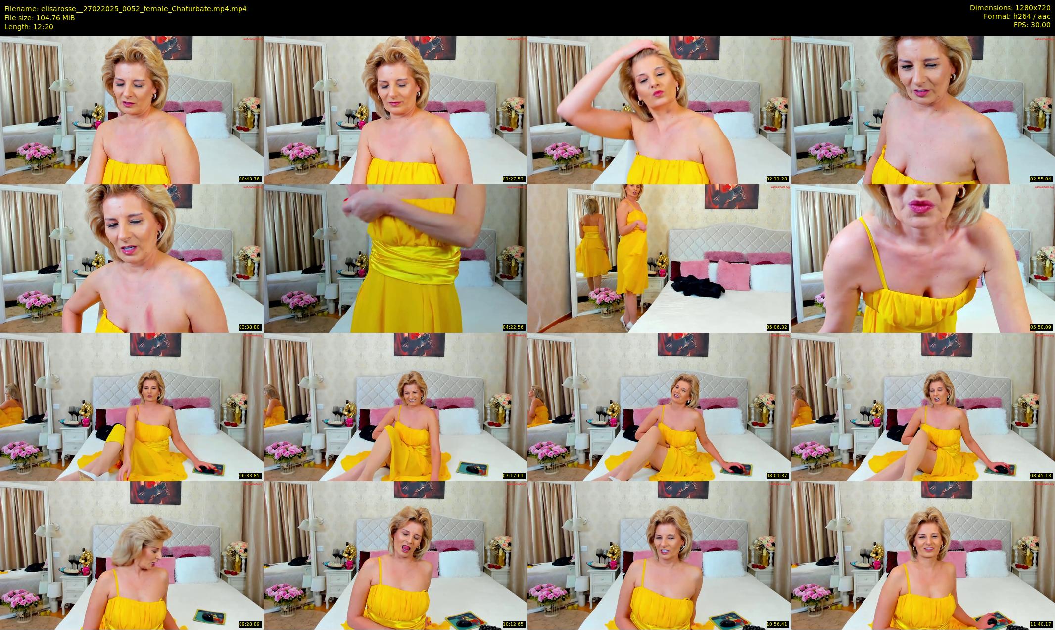 elisarosse_ — 13 minute Chaturbate female cam show recording, 720p, Feb 27, 2025