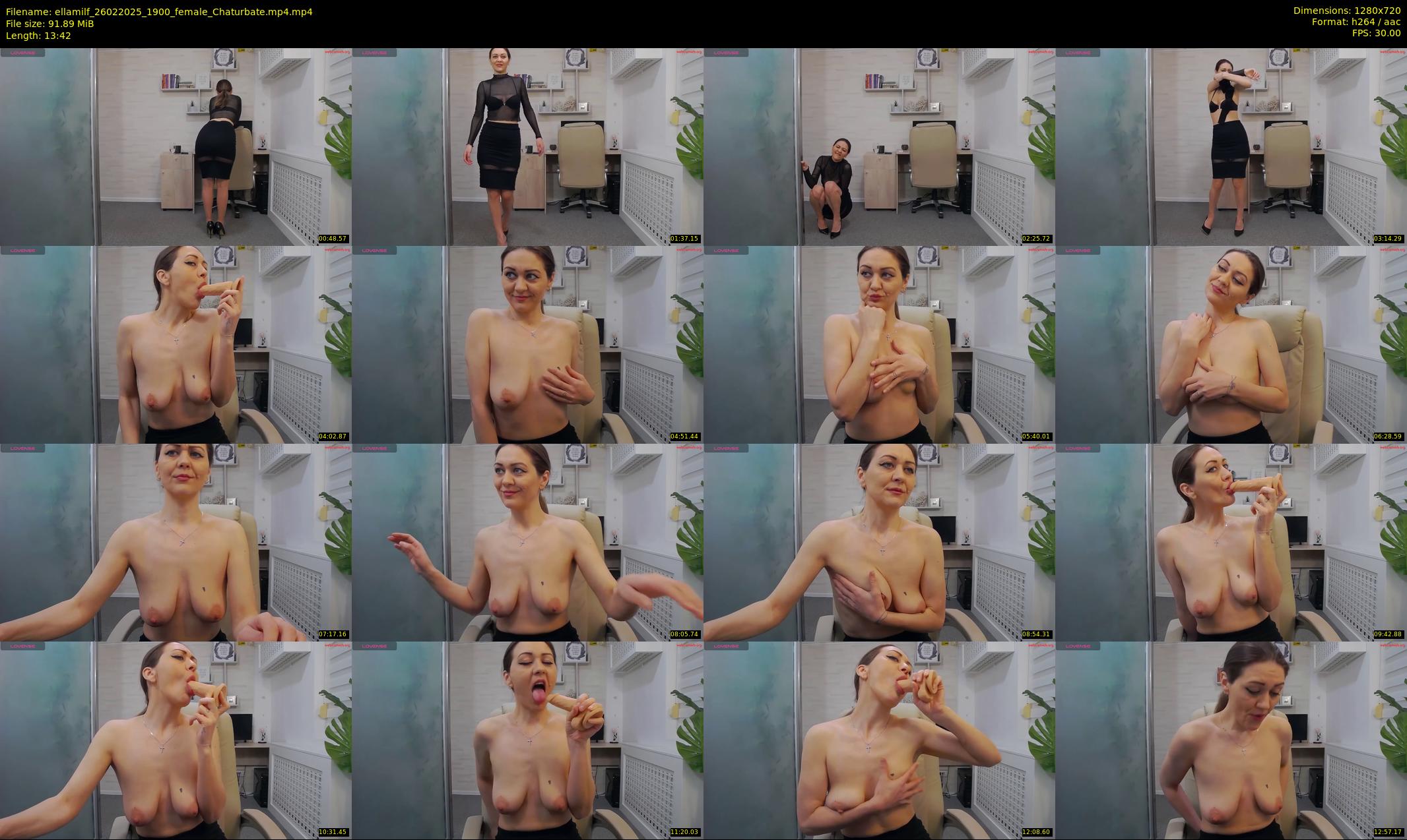ellamilf — 14 minute Chaturbate female cam show recording, 720p, Feb 26, 2025