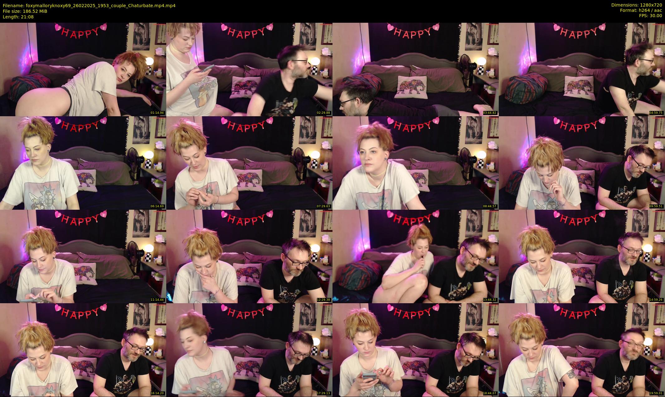 foxymalloryknoxy69 — 22 minute Chaturbate couple cam show recording, 720p, Feb 26, 2025