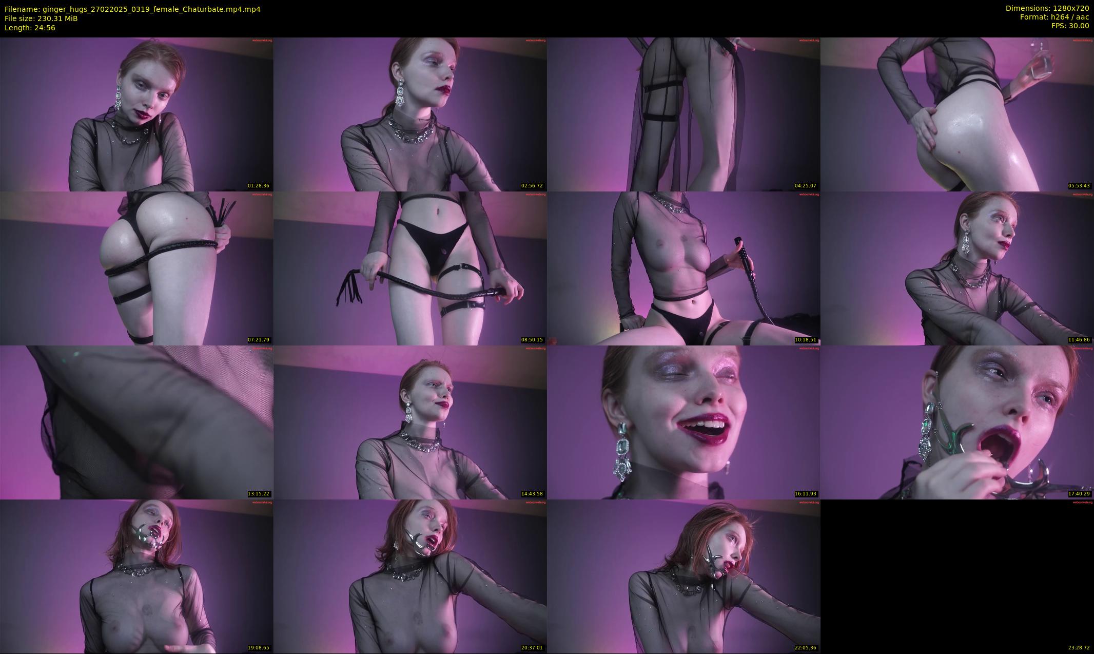 ginger_hugs — 25 minute Chaturbate female cam show recording, 720p, Feb 27, 2025
