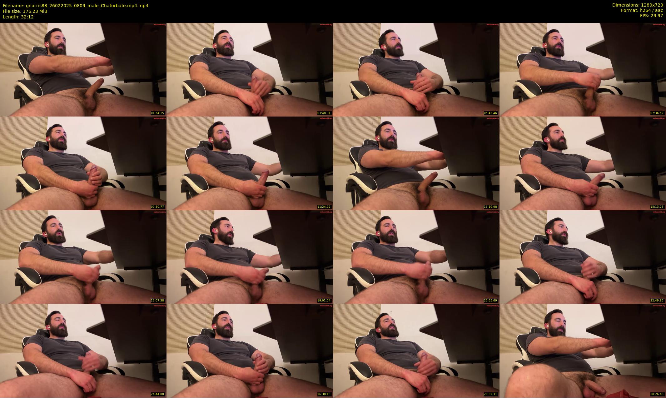 gnorris88 — 33 minute Chaturbate male cam show recording, 720p, Feb 26, 2025