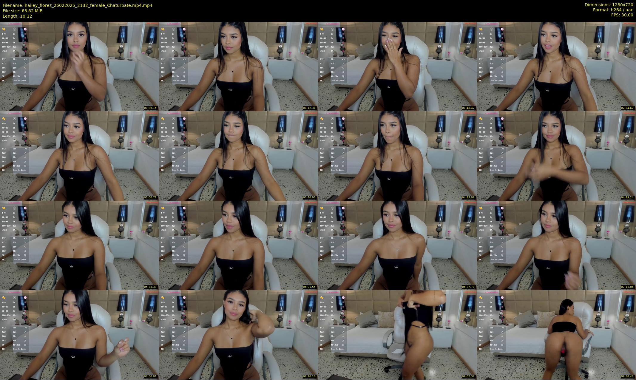 hailey_florez — 11 minute Chaturbate female cam show recording, 720p, Feb 26, 2025
