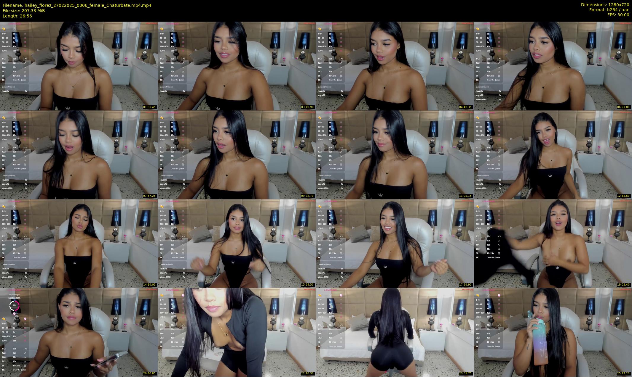 hailey_florez — 27 minute Chaturbate female cam show recording, 720p, Feb 27, 2025