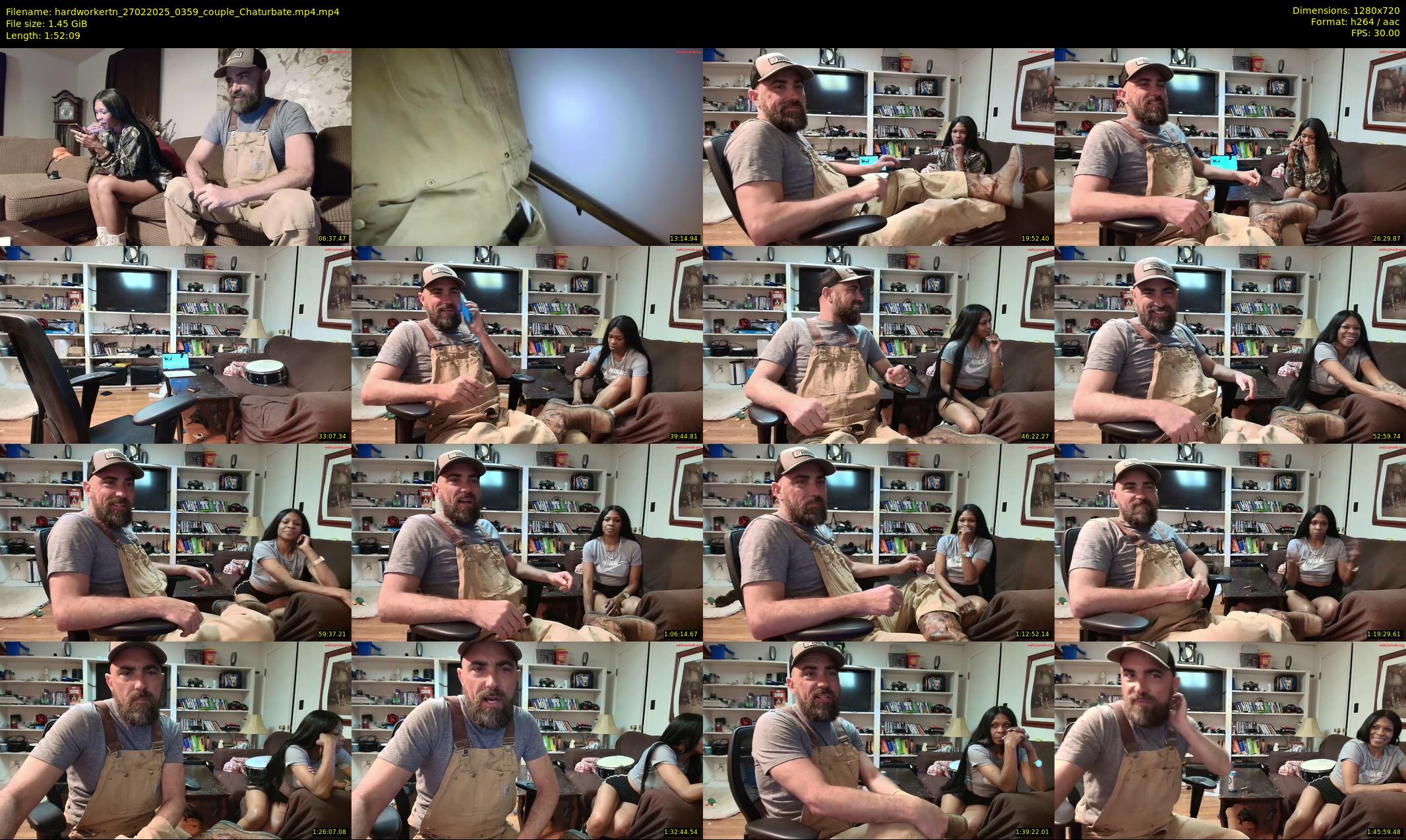 hardworkertn — 113 minute Chaturbate male cam show recording, 720p, Feb 27, 2025