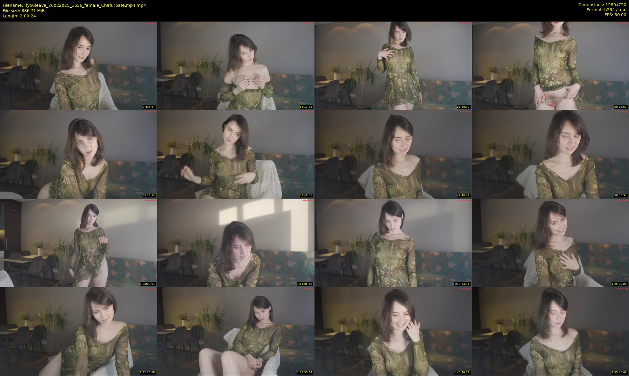 ifyouleave — 121 minute Chaturbate female cam show recording, 720p, Feb 26, 2025