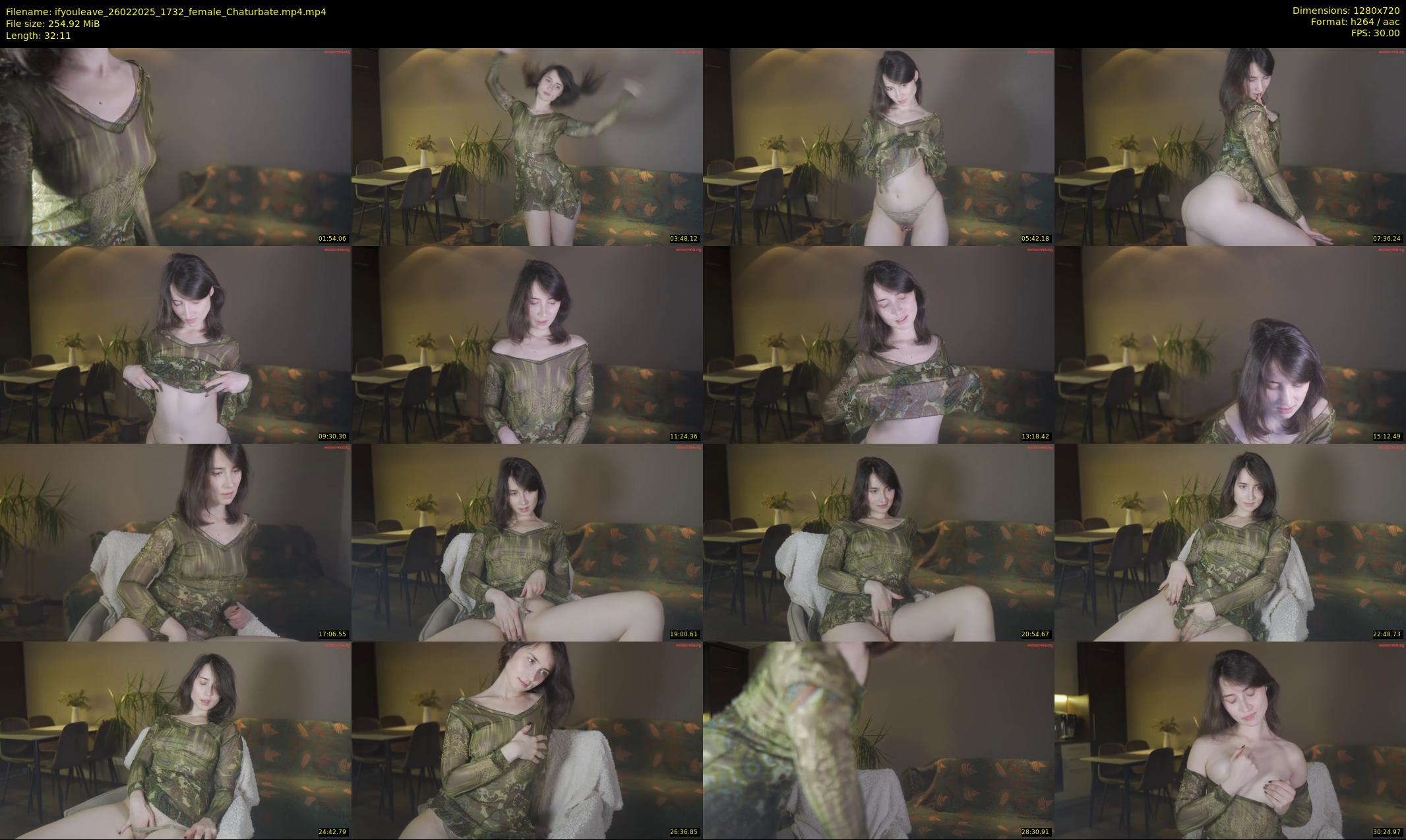 ifyouleave — 33 minute Chaturbate female cam show recording, 720p, Feb 26, 2025