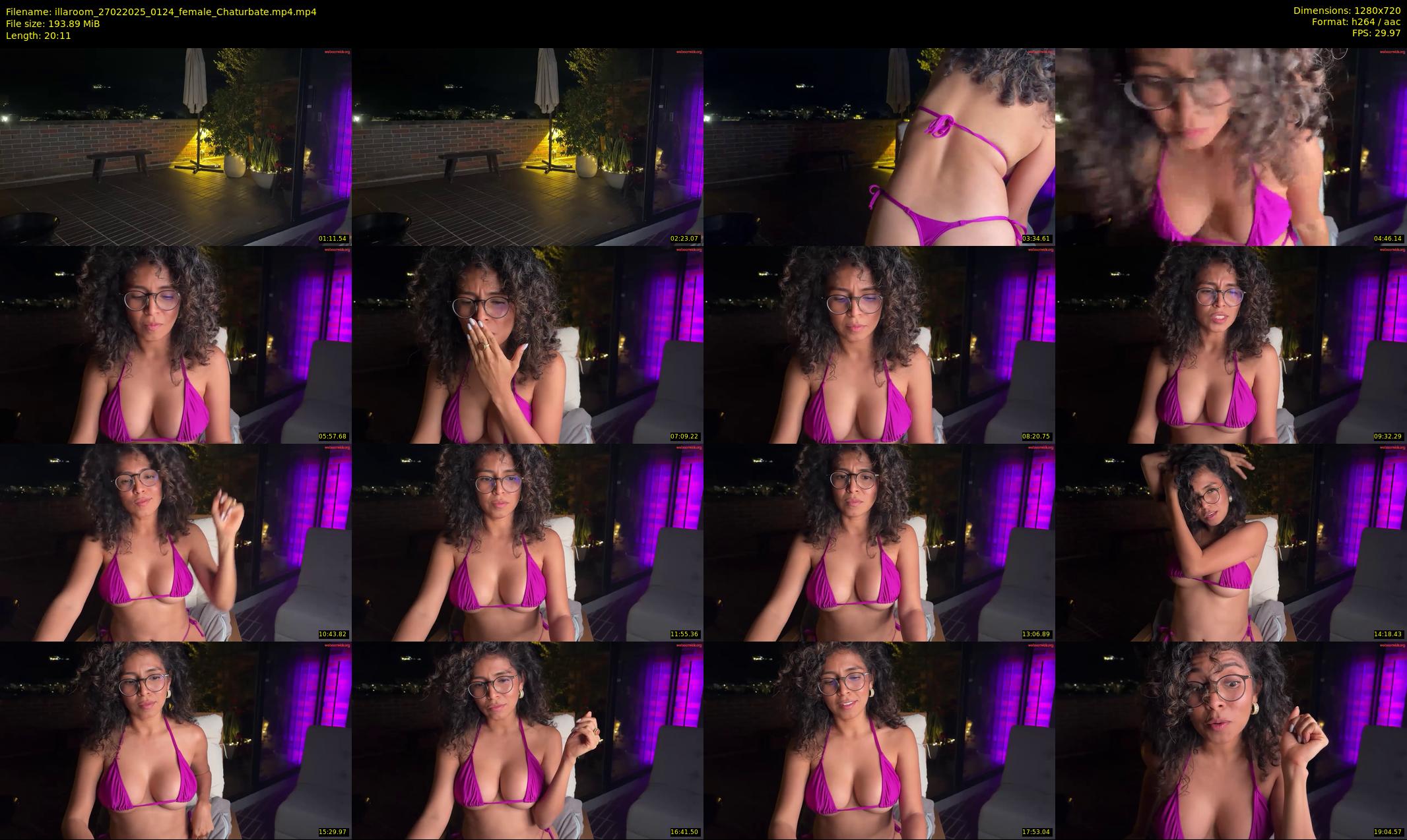 illaroom — 21 minute Chaturbate female cam show recording, 720p, Feb 27, 2025
