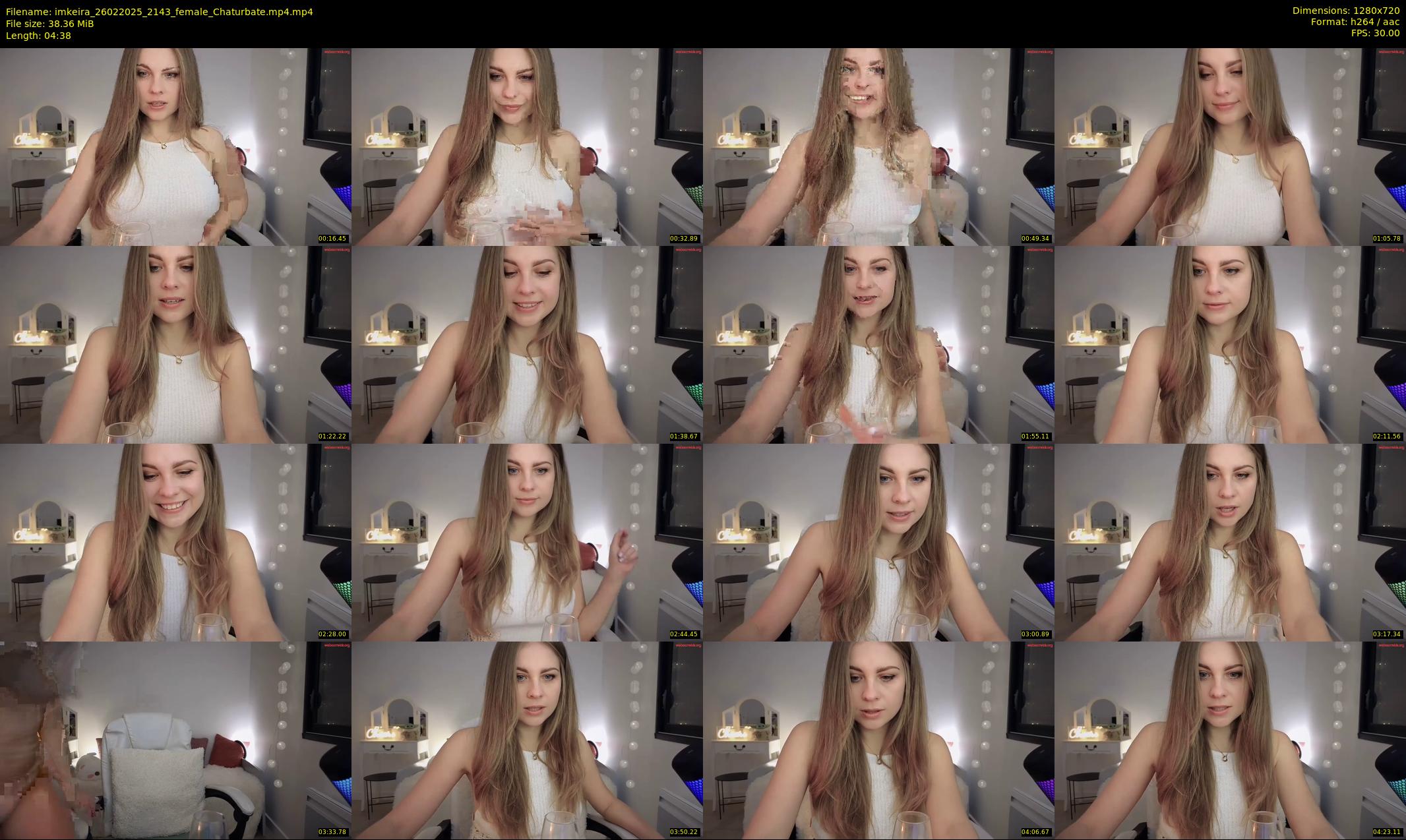 imkeira — 5 minute Chaturbate female cam show recording, 720p, Feb 26, 2025