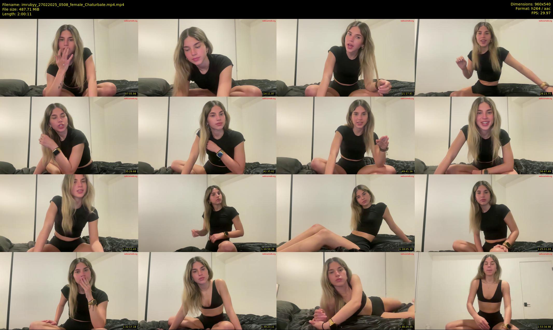 imrubyy — 121 minute Chaturbate female cam show recording, 480p, Feb 27, 2025