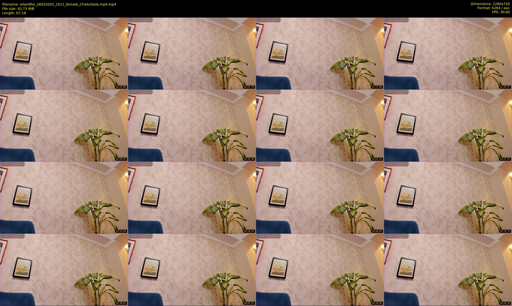 iolantthe — 8 minute Chaturbate female cam show recording, 720p, Feb 26, 2025