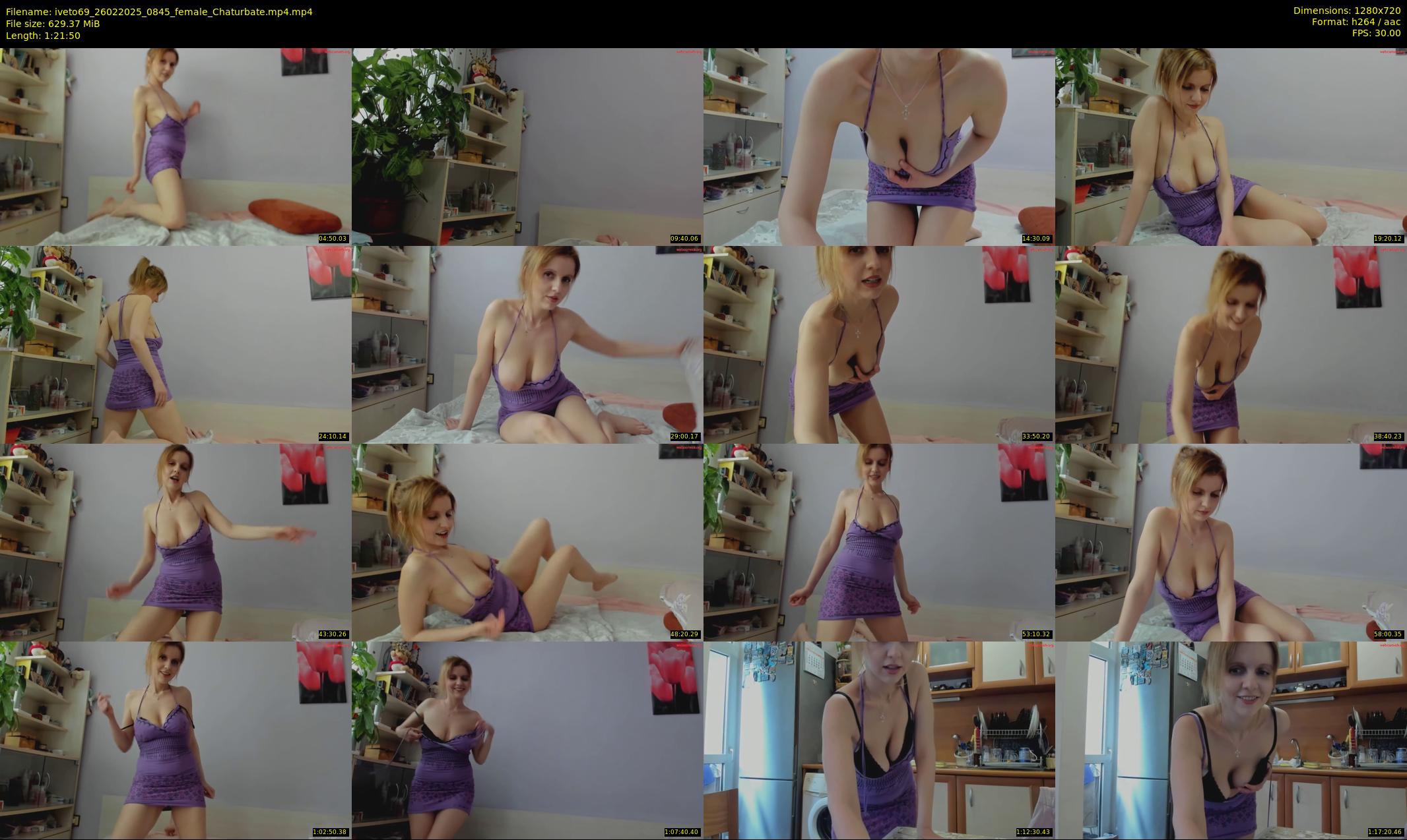 iveto69 — 82 minute Chaturbate female cam show recording, 720p, Feb 26, 2025