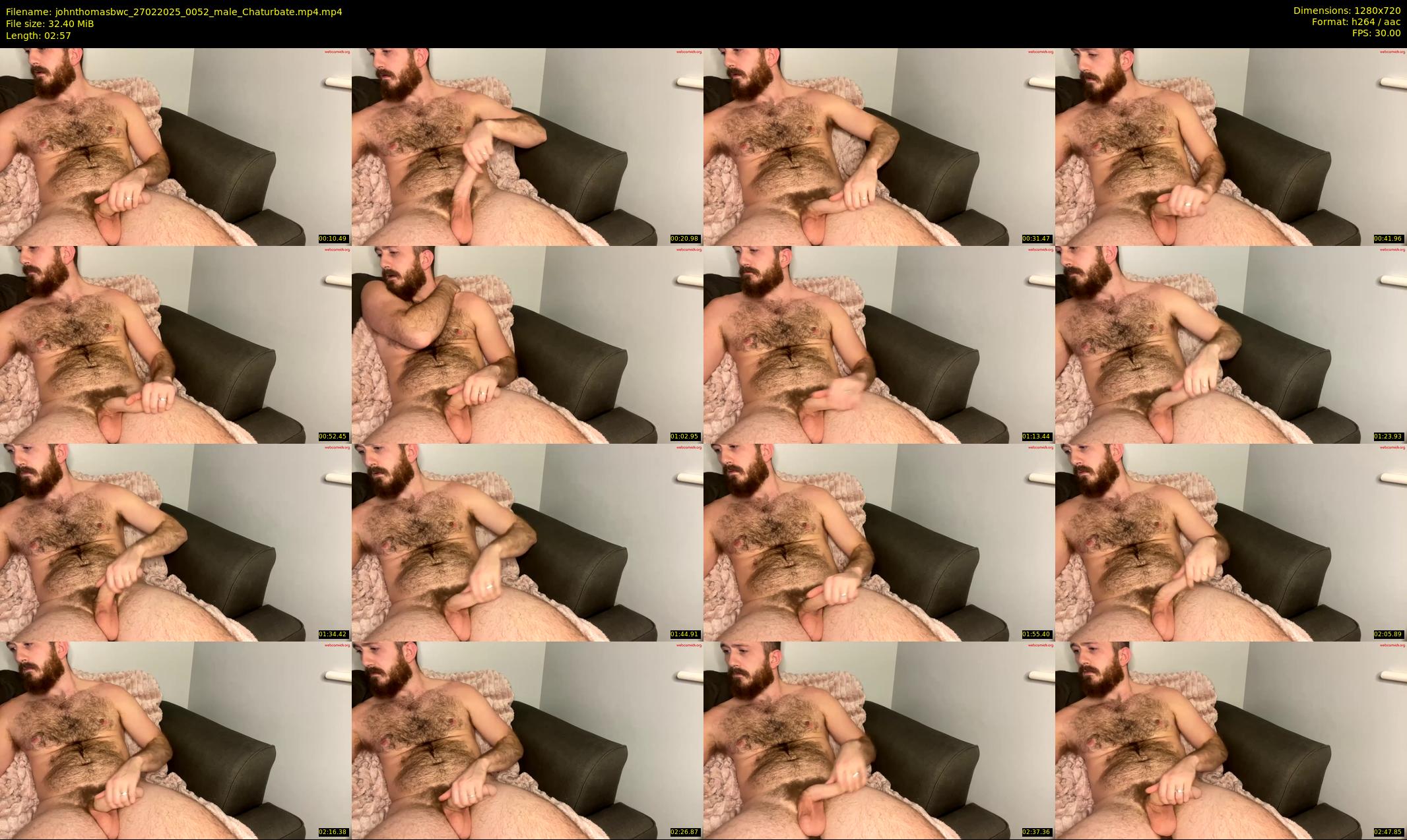 johnthomasbwc — 3 minute Chaturbate male cam show recording, 720p, Feb 27, 2025