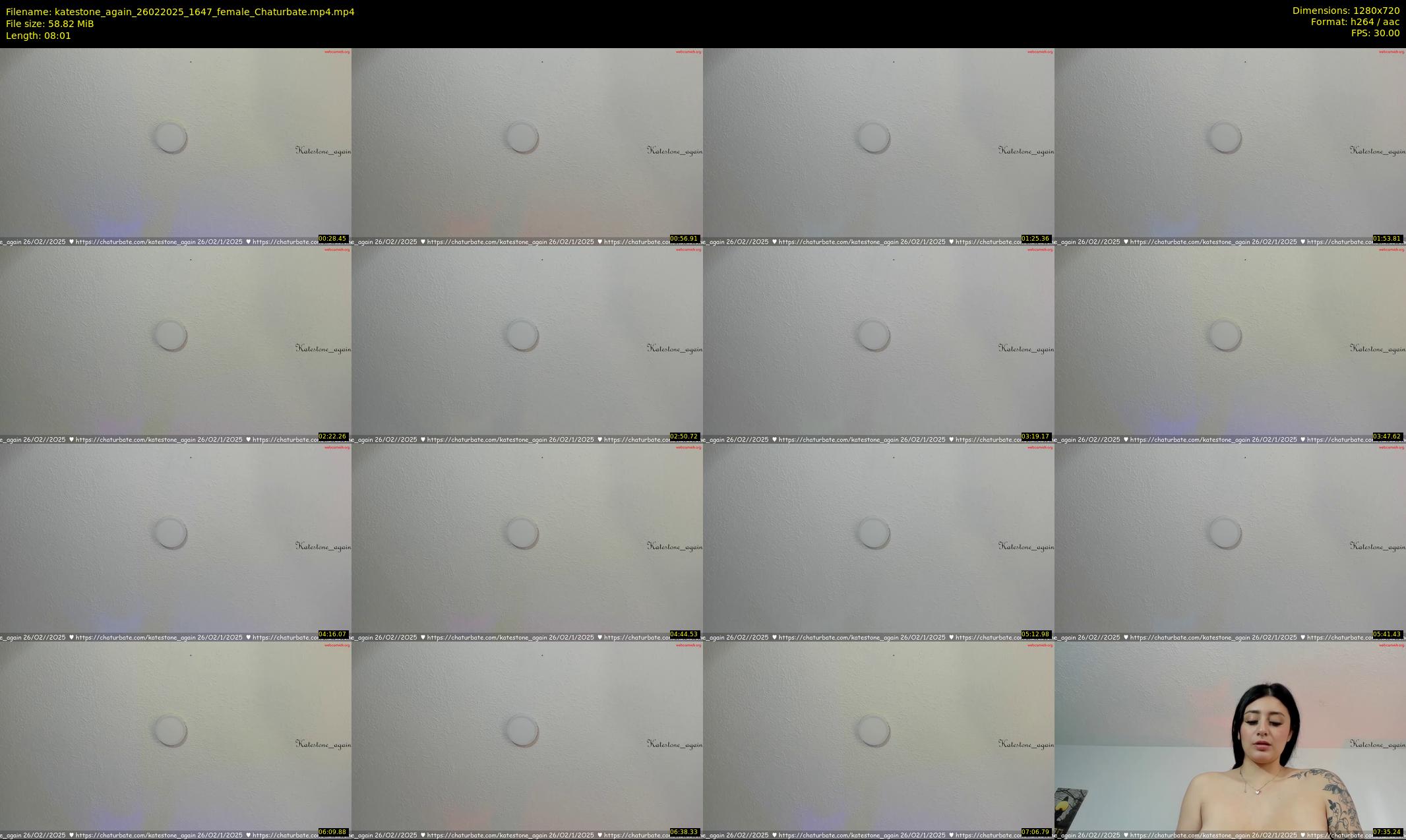 katestone_again — 9 minute Chaturbate female cam show recording, 720p, Feb 26, 2025
