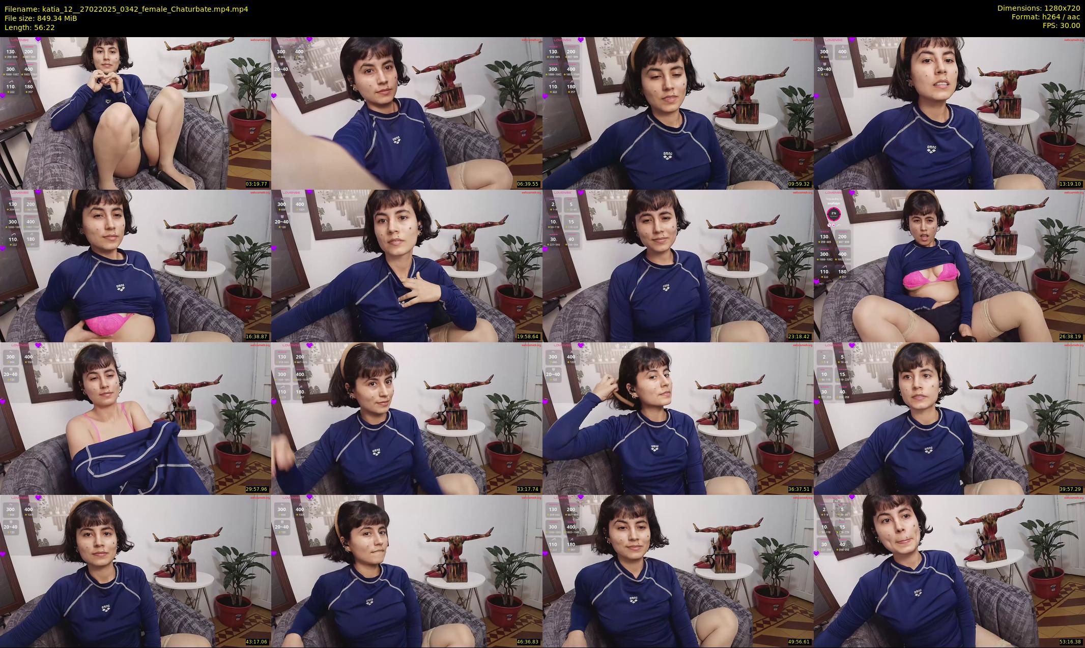 katia_12_ — 57 minute Chaturbate female cam show recording, 720p, Feb 27, 2025