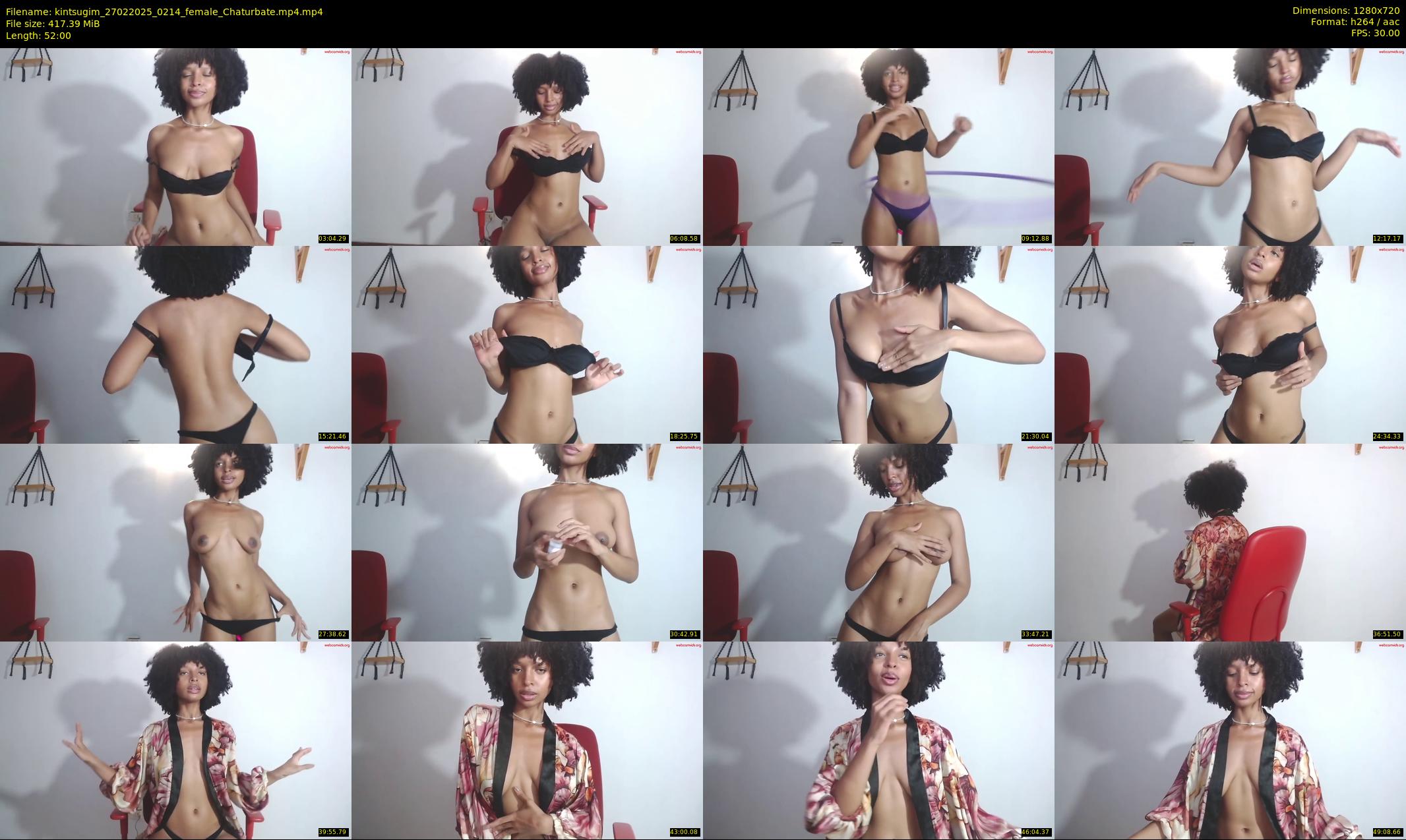 kintsugim — 52 minute Chaturbate female cam show recording, 720p, Feb 27, 2025