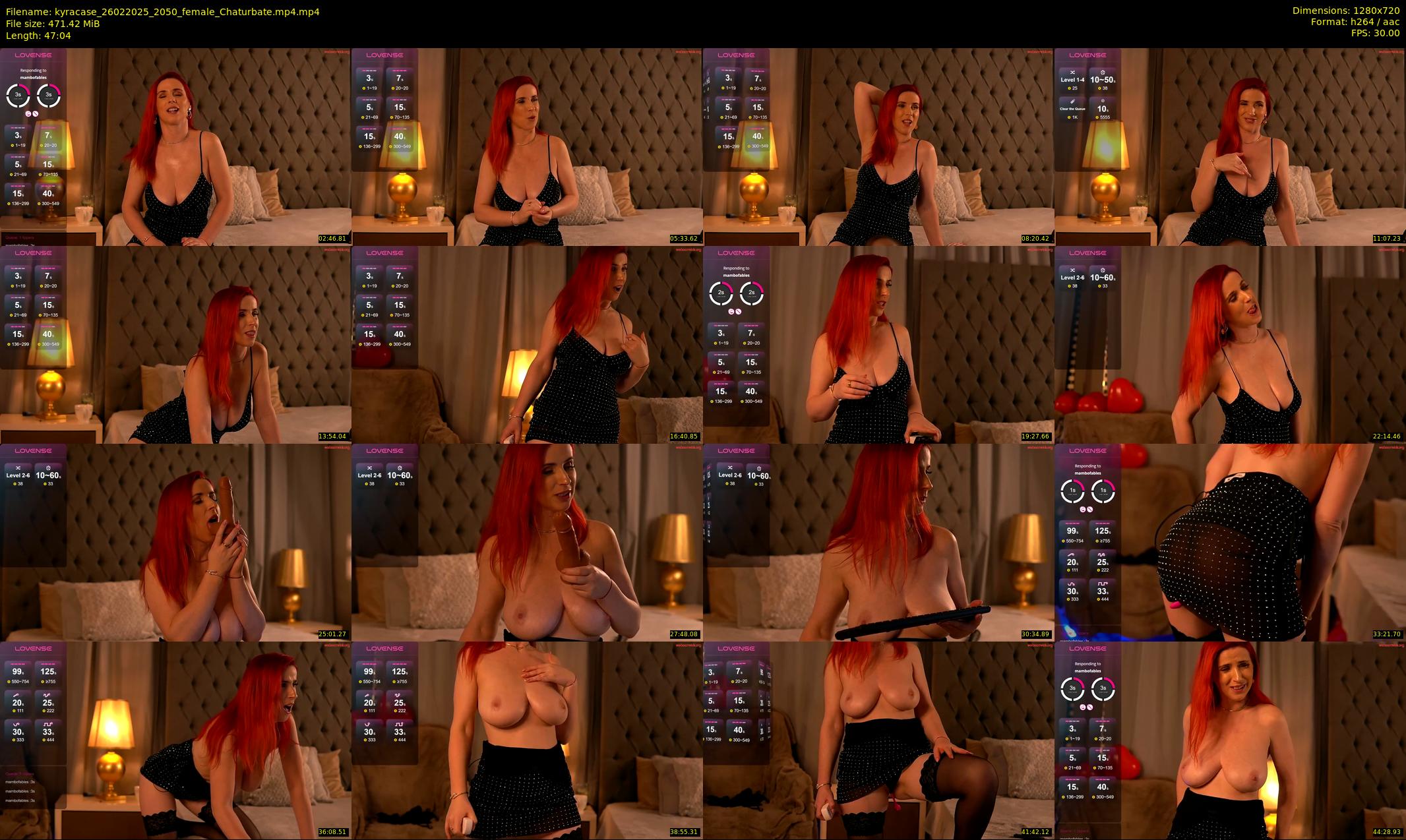 kyracase — 48 minute Chaturbate female cam show recording, 720p, Feb 26, 2025