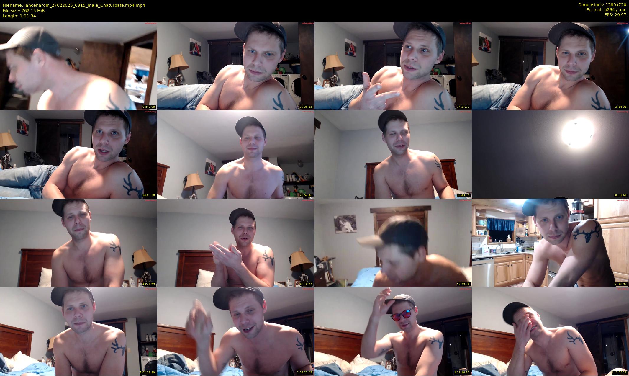 lancehardin — 82 minute Chaturbate male cam show recording, 720p, Feb 27, 2025