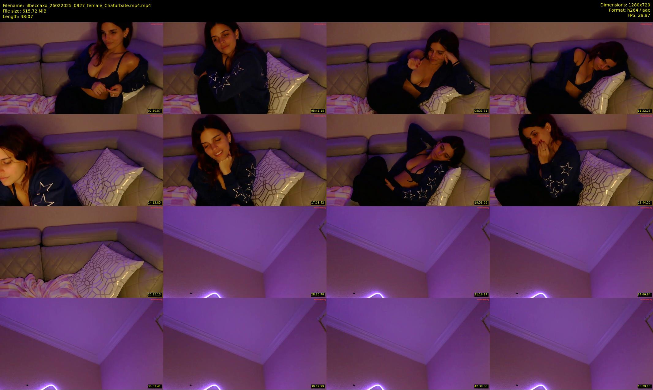 lilbeccaxo — 49 minute Chaturbate female cam show recording, 720p, Feb 26, 2025