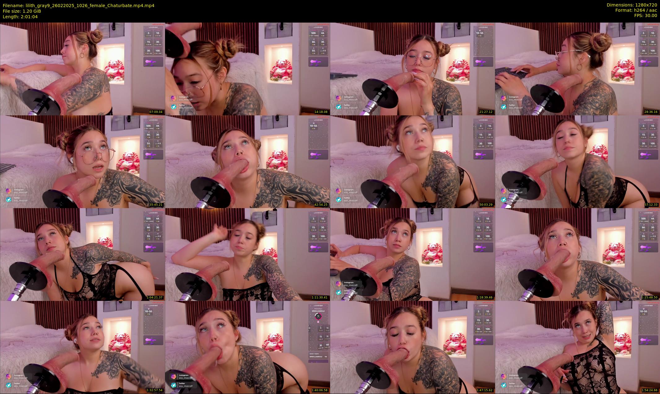 lilith_gray9 — 122 minute Chaturbate female cam show recording, 720p, Feb 26, 2025