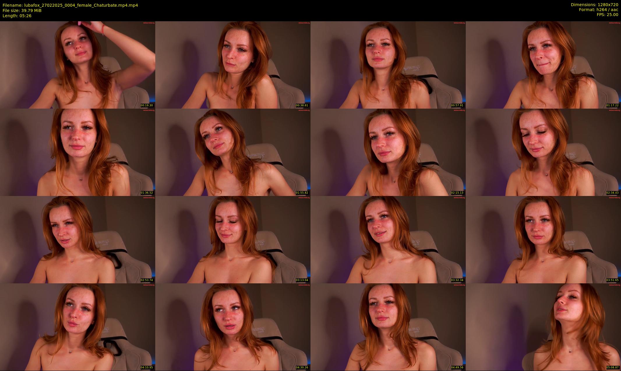 lubafox — 6 minute Chaturbate female cam show recording, 720p, Feb 27, 2025