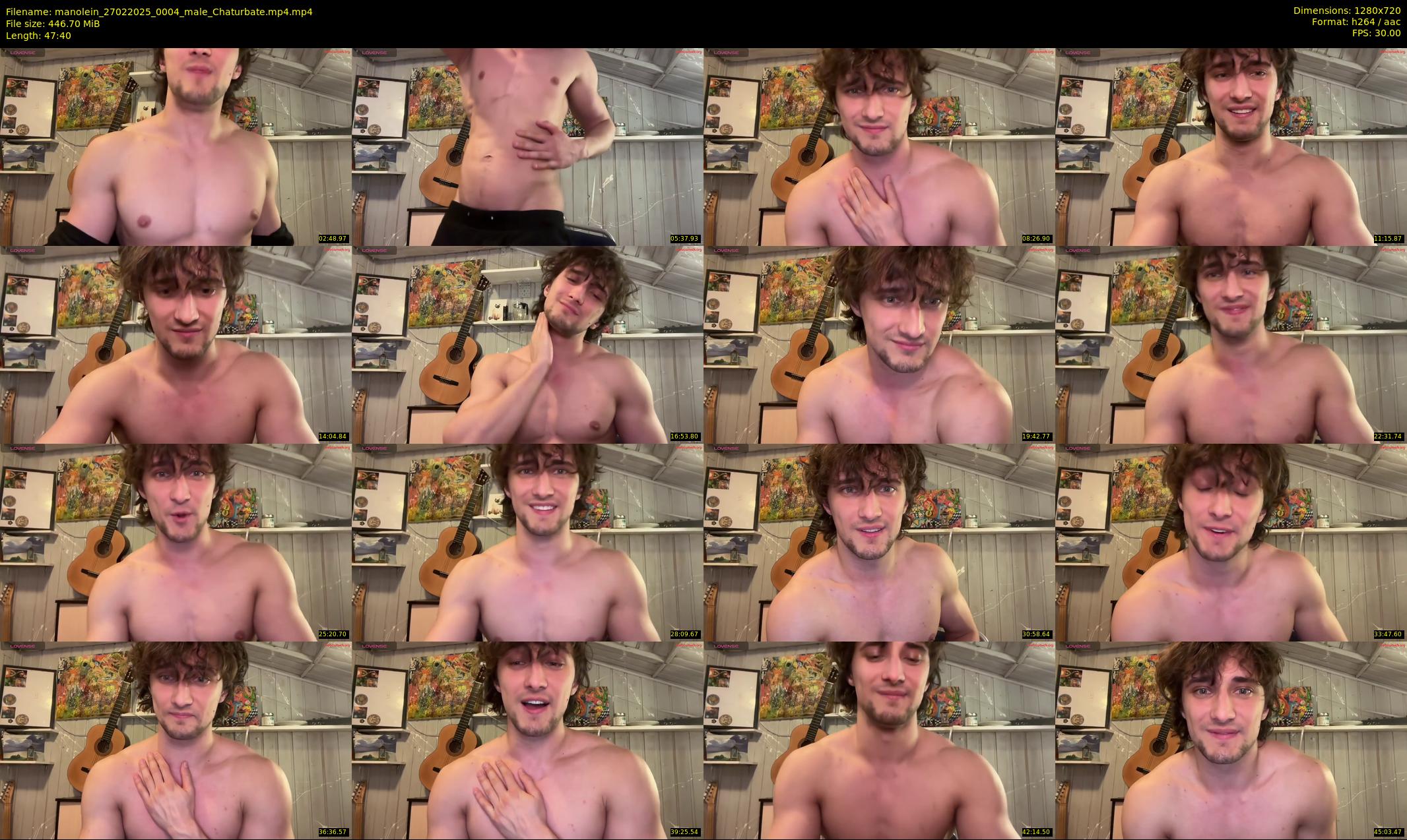 manolein — 48 minute Chaturbate male cam show recording, 720p, Feb 27, 2025