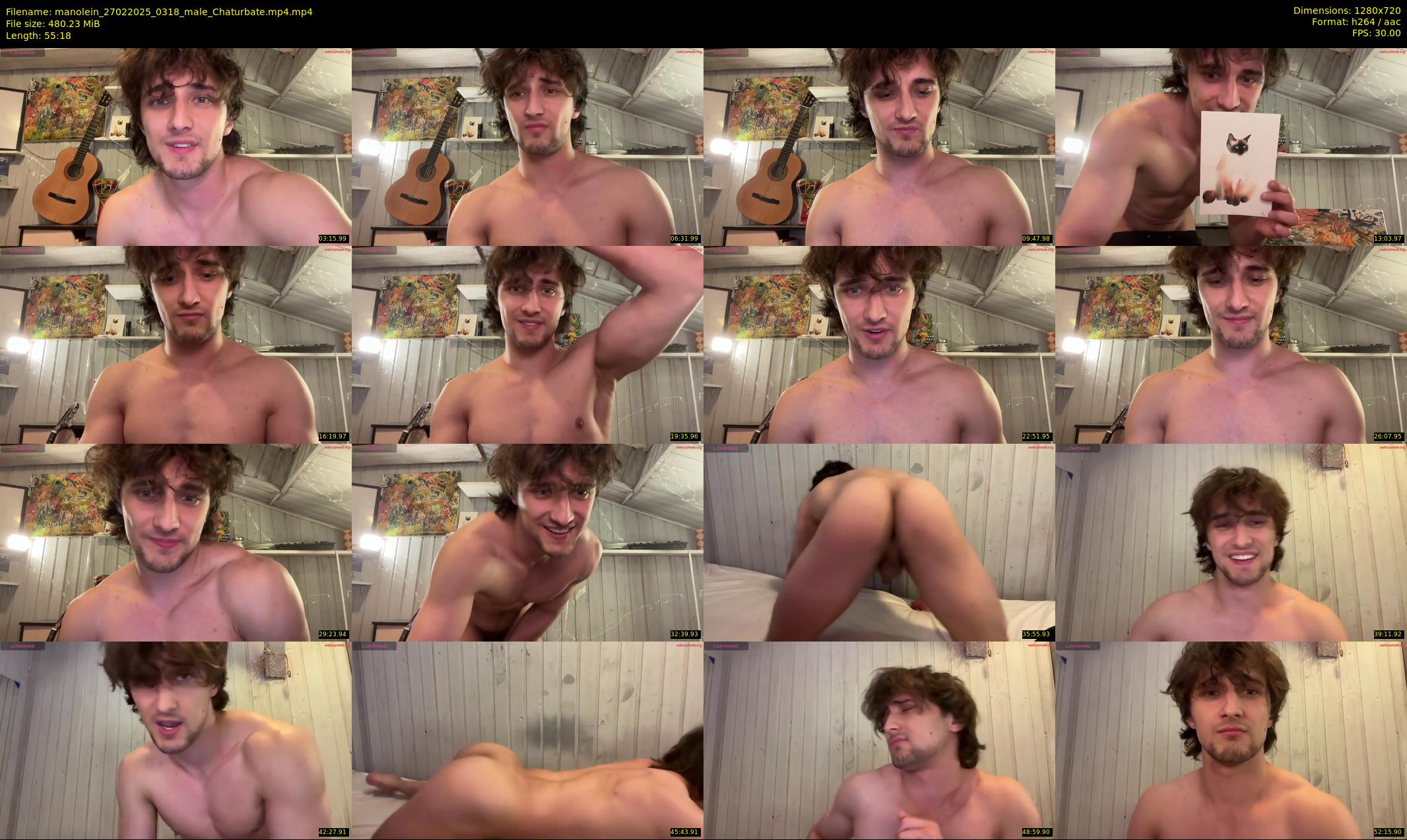 manolein — 56 minute Chaturbate male cam show recording, 720p, Feb 27, 2025