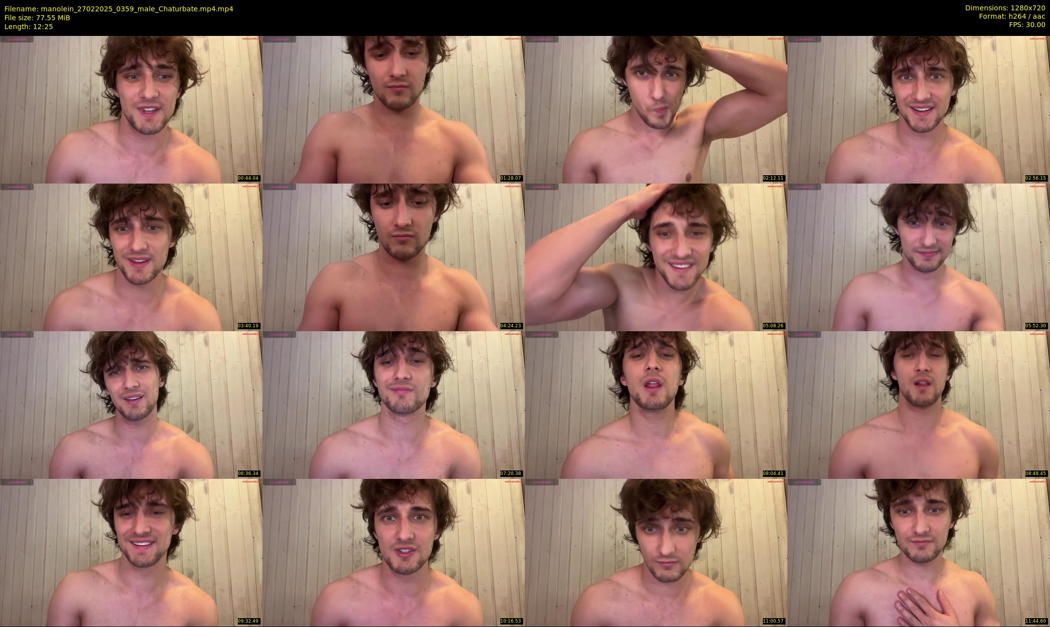 manolein — 13 minute Chaturbate male cam show recording, 720p, Feb 27, 2025