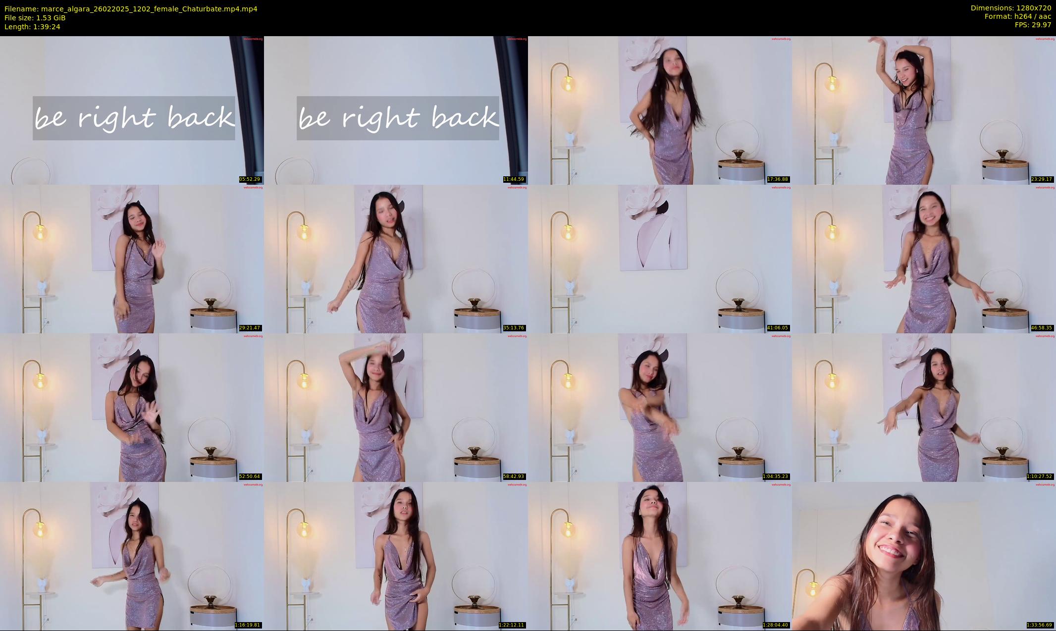 marce_algara — 100 minute Chaturbate female cam show recording, 720p, Feb 26, 2025