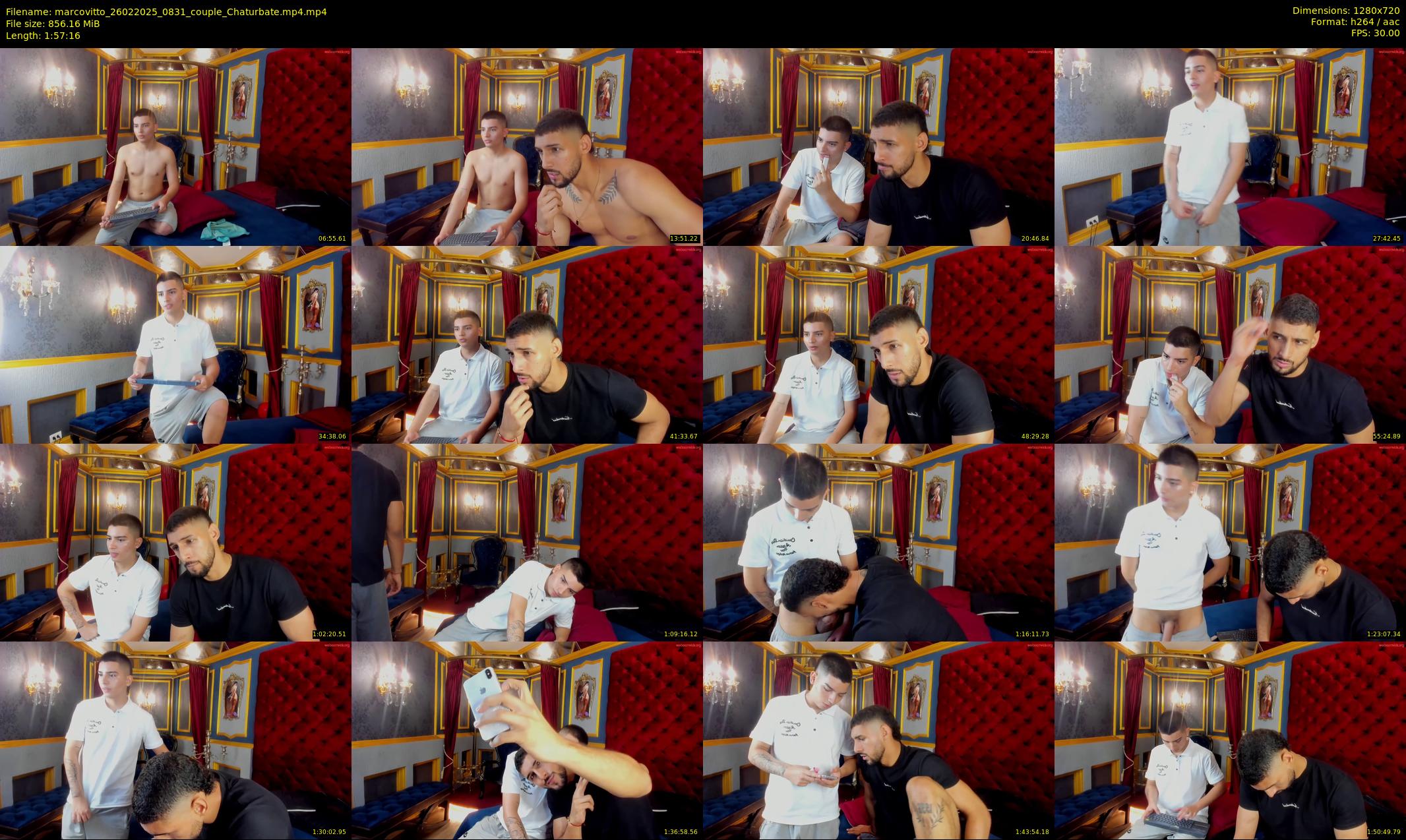 marcovitto — 118 minute Chaturbate couple cam show recording, 720p, Feb 26, 2025