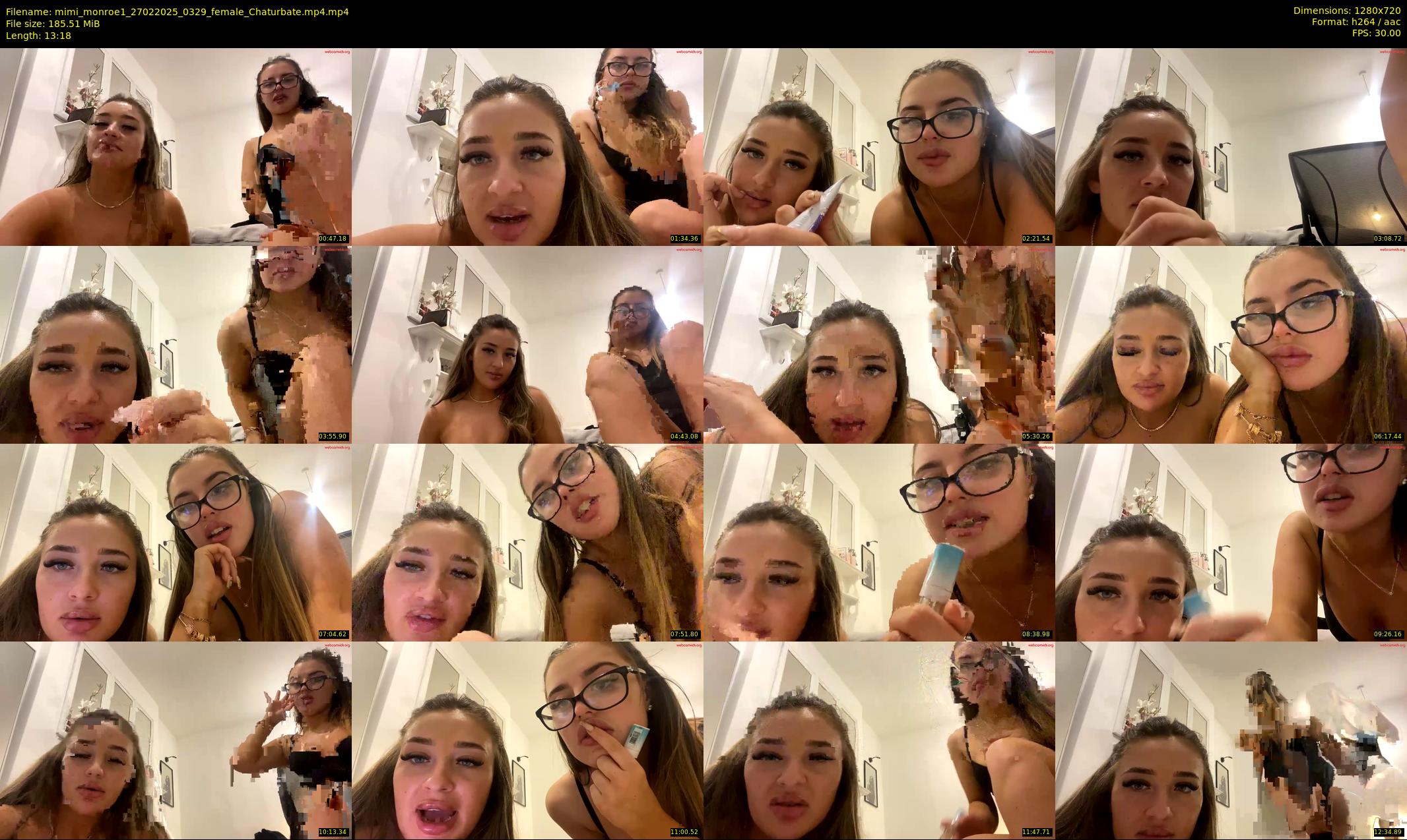 mimi_monroe1 — 14 minute Chaturbate female cam show recording, 720p, Feb 27, 2025
