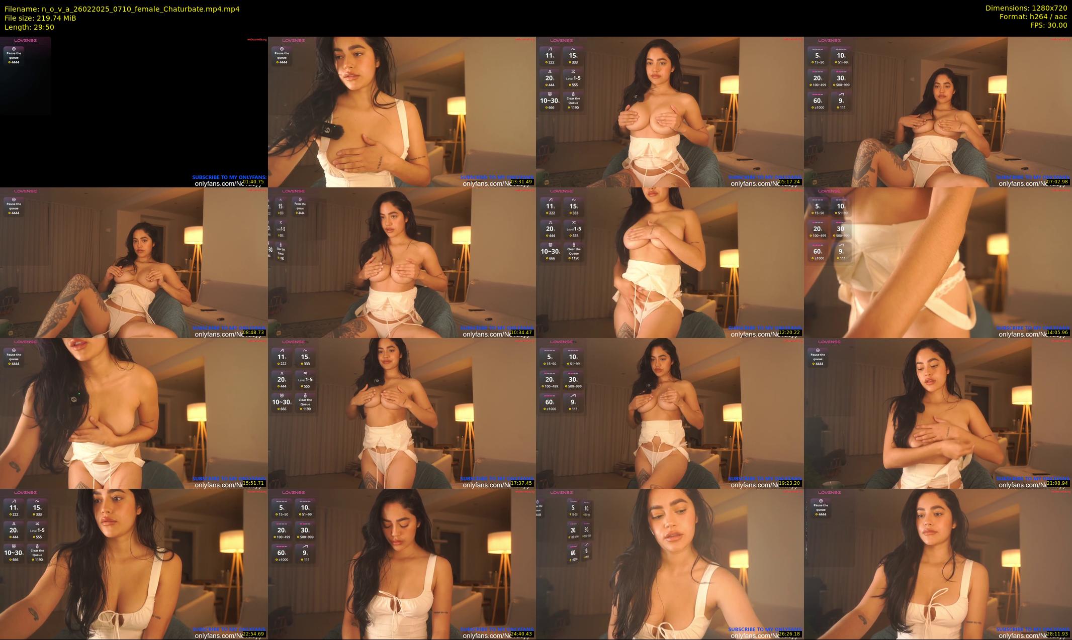 n_o_v_a — 30 minute Chaturbate female cam show recording, 720p, Feb 26, 2025