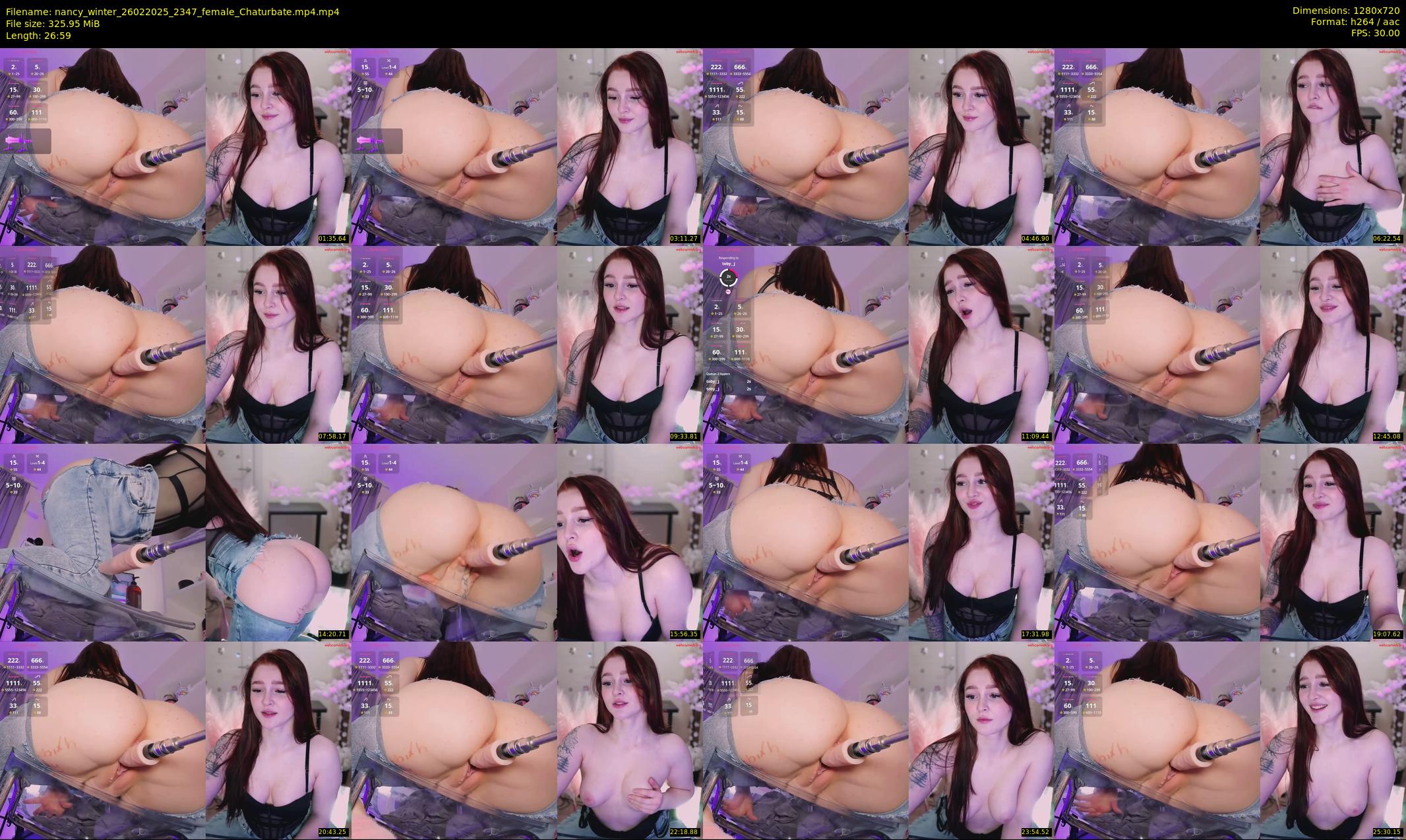 nancy_winter — 27 minute Chaturbate female cam show recording, 720p, Feb 26, 2025