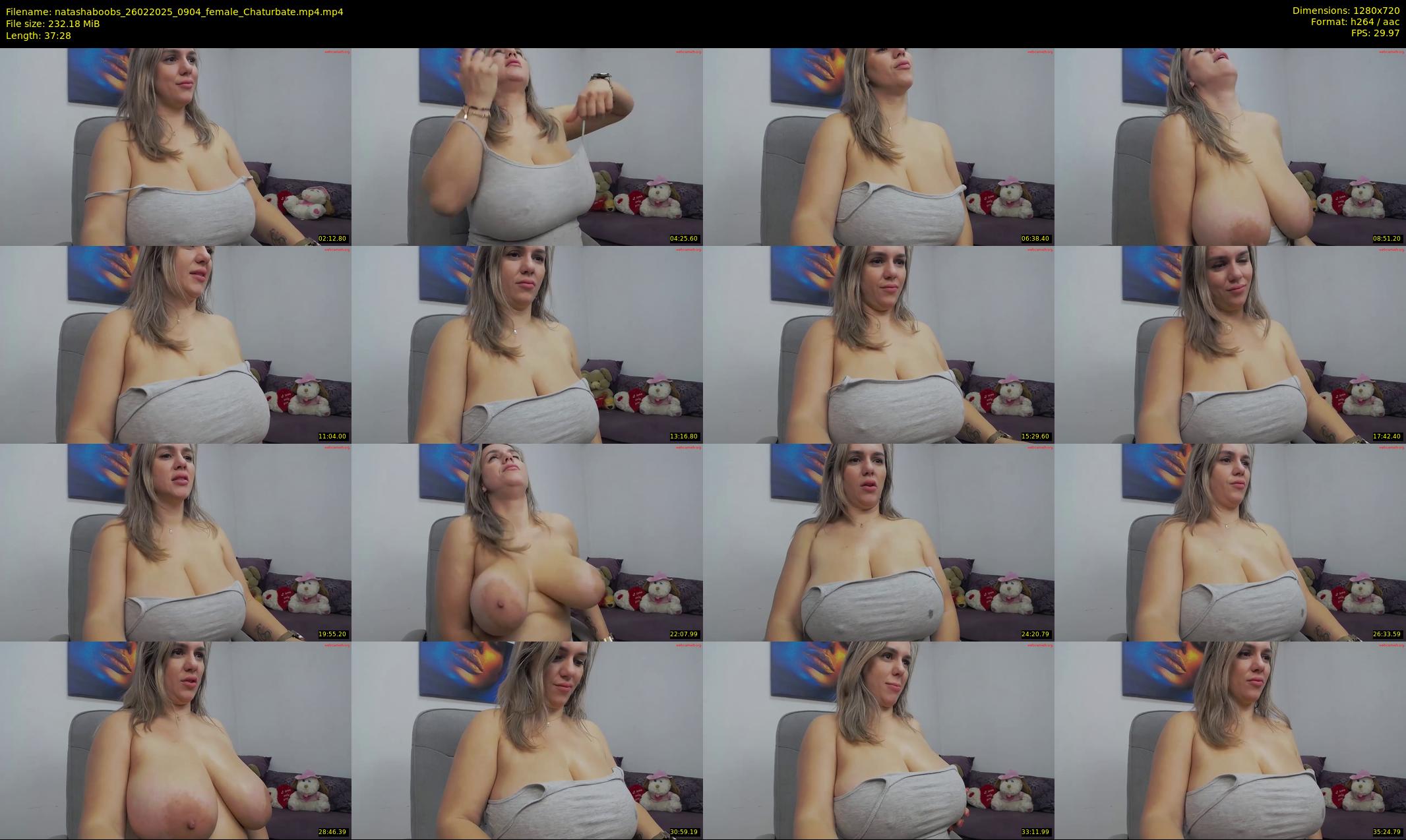 natashaboobs — 38 minute Chaturbate female cam show recording, 720p, Feb 26, 2025